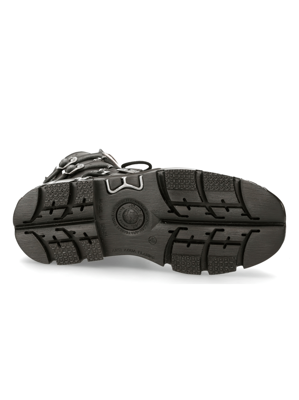 NEW ROCK Flame-Styled Punk Rock Boots Men's Footwear