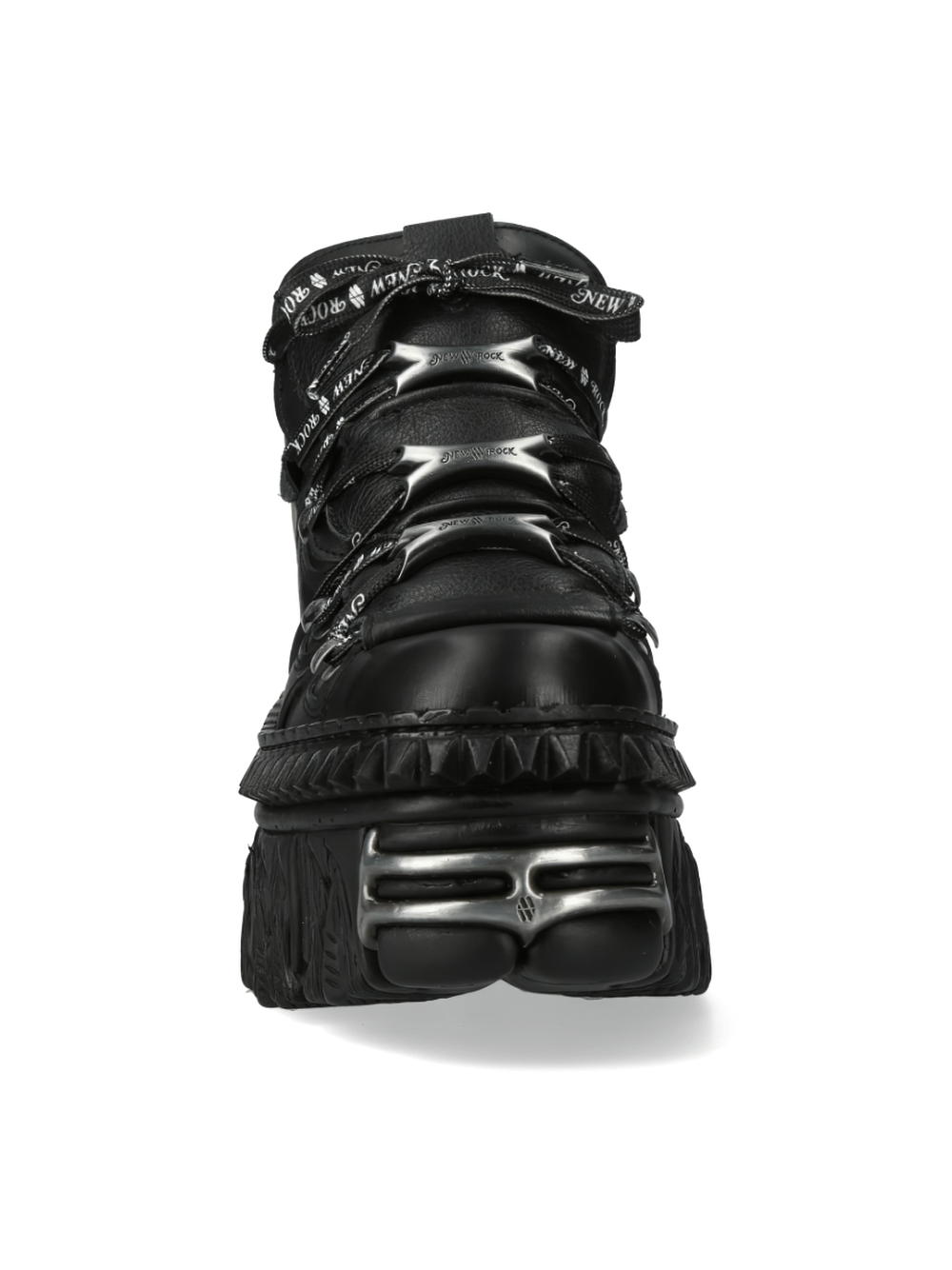 NEW ROCK Men's Gothic Leather Platform Rocker Shoes