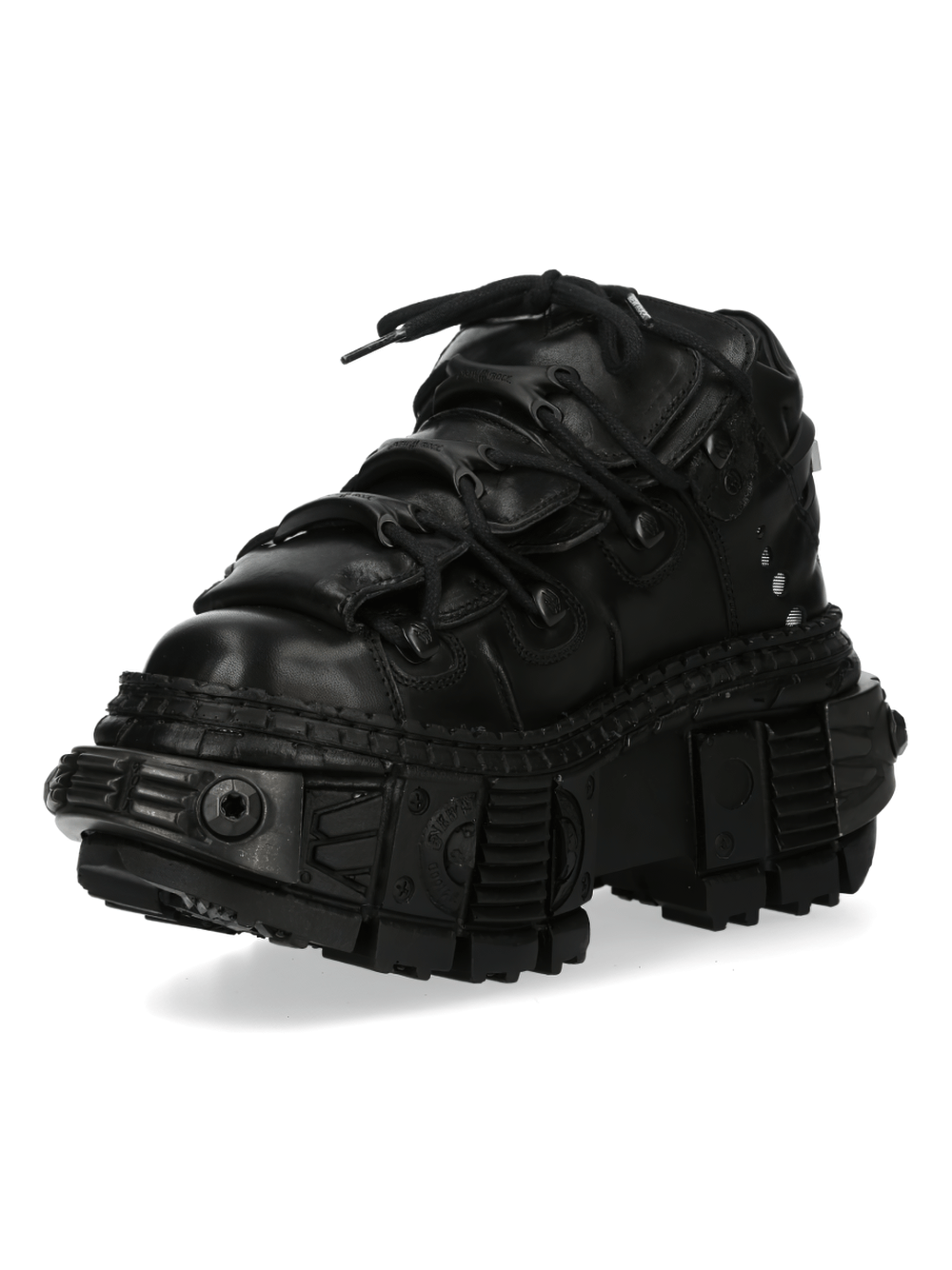 NEW ROCK Men's Gothic Platform Lace-Up Boots for Rock Fashion