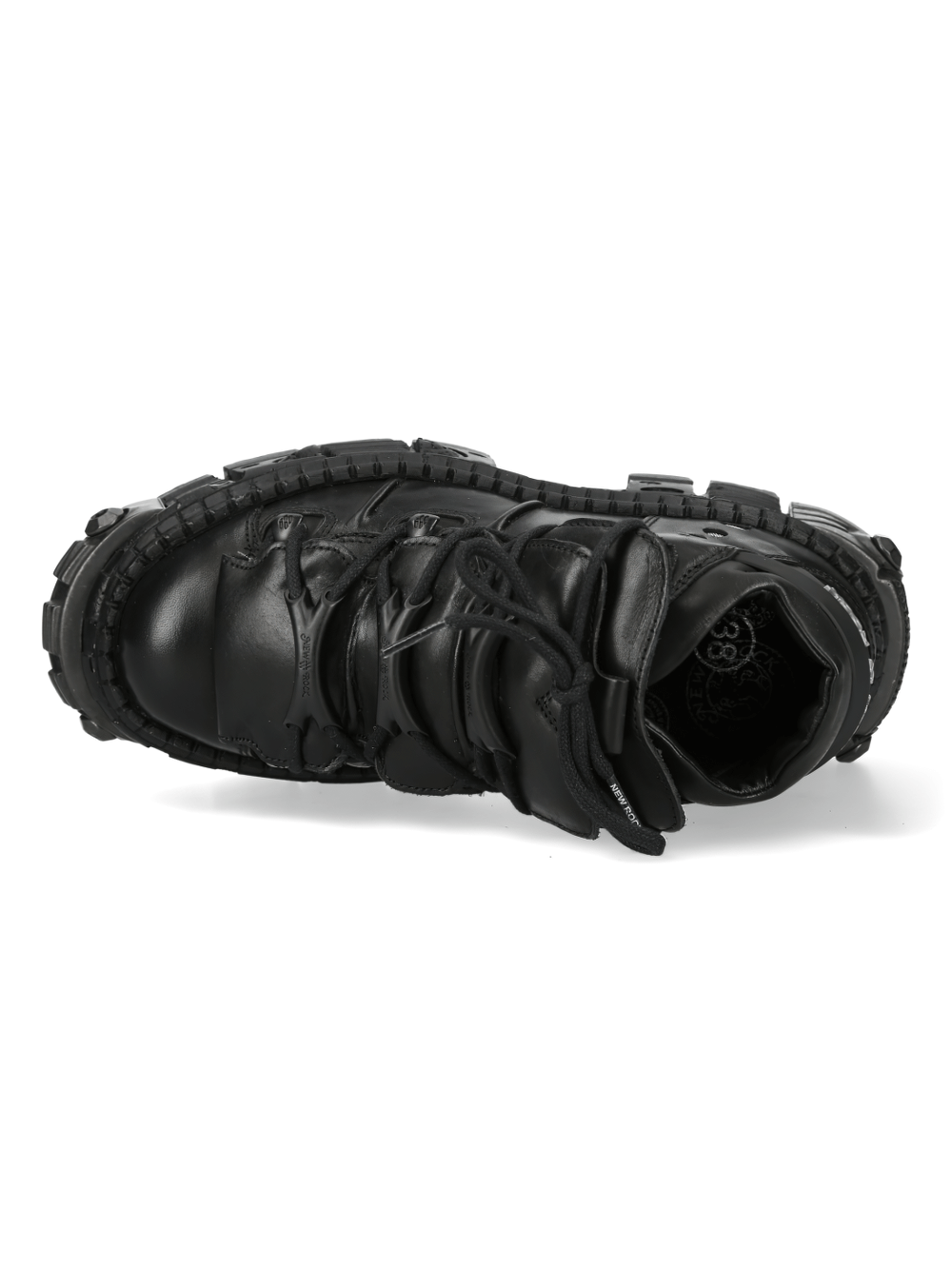 NEW ROCK Men's Gothic Platform Lace-Up Boots for Rock Fashion