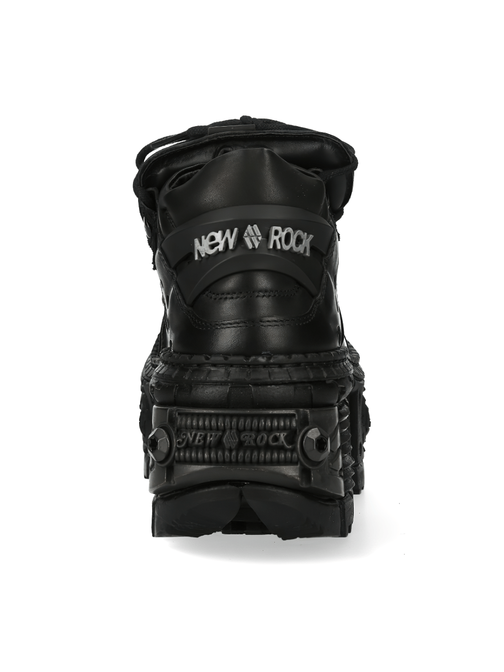 NEW ROCK Men's Gothic Platform Lace-Up Boots for Rock Fashion