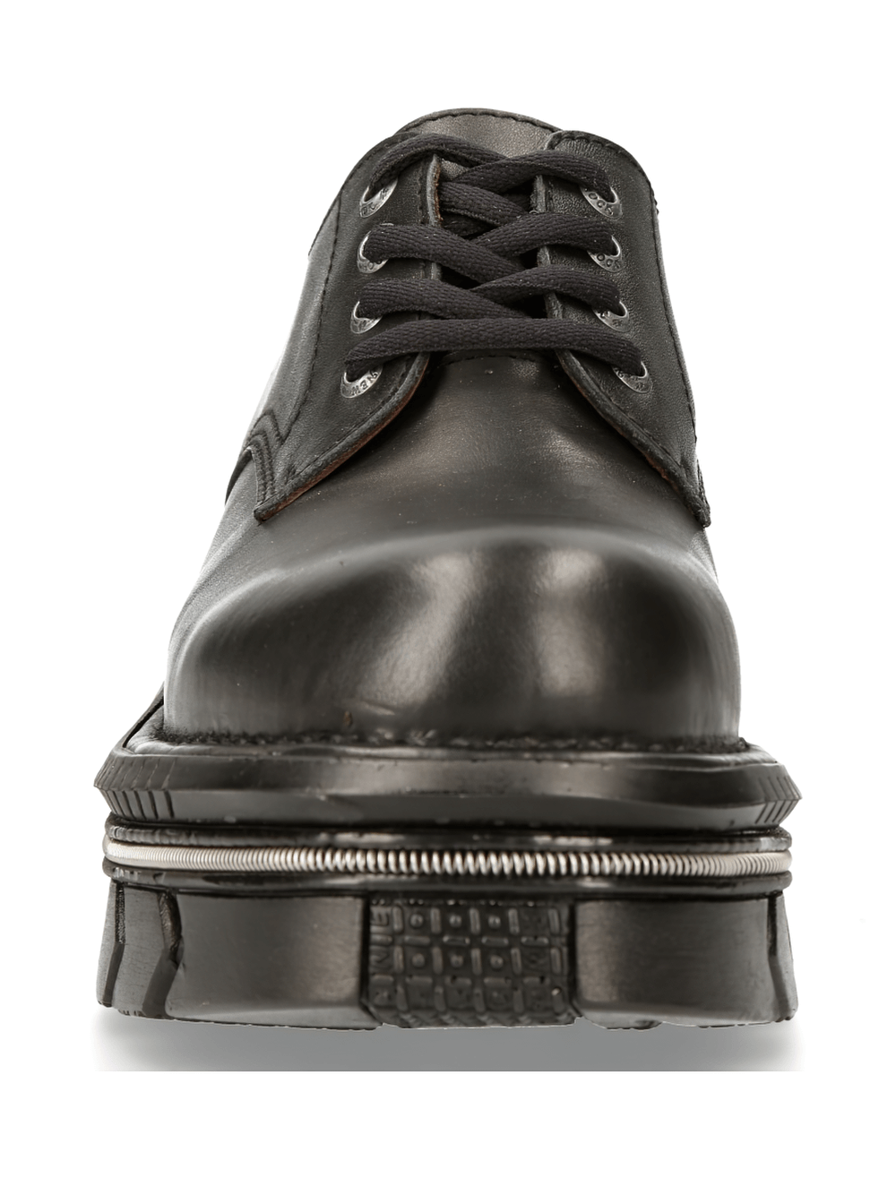 NEW ROCK Men's Gothic Platform Shoes with Lace-Up Design