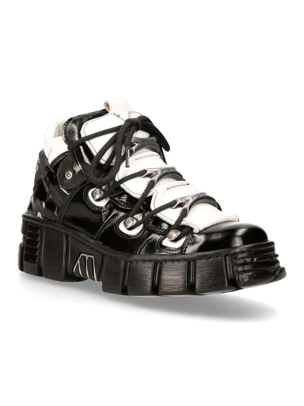 US SALE of NEW ROCK Heavy Rock Platform Sneakers with Lace-Up Design