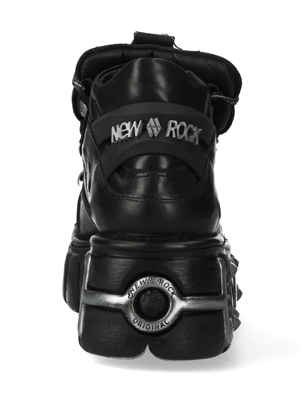 NEW ROCK Men's Ankle Boots with Studded Sole Silhouette
