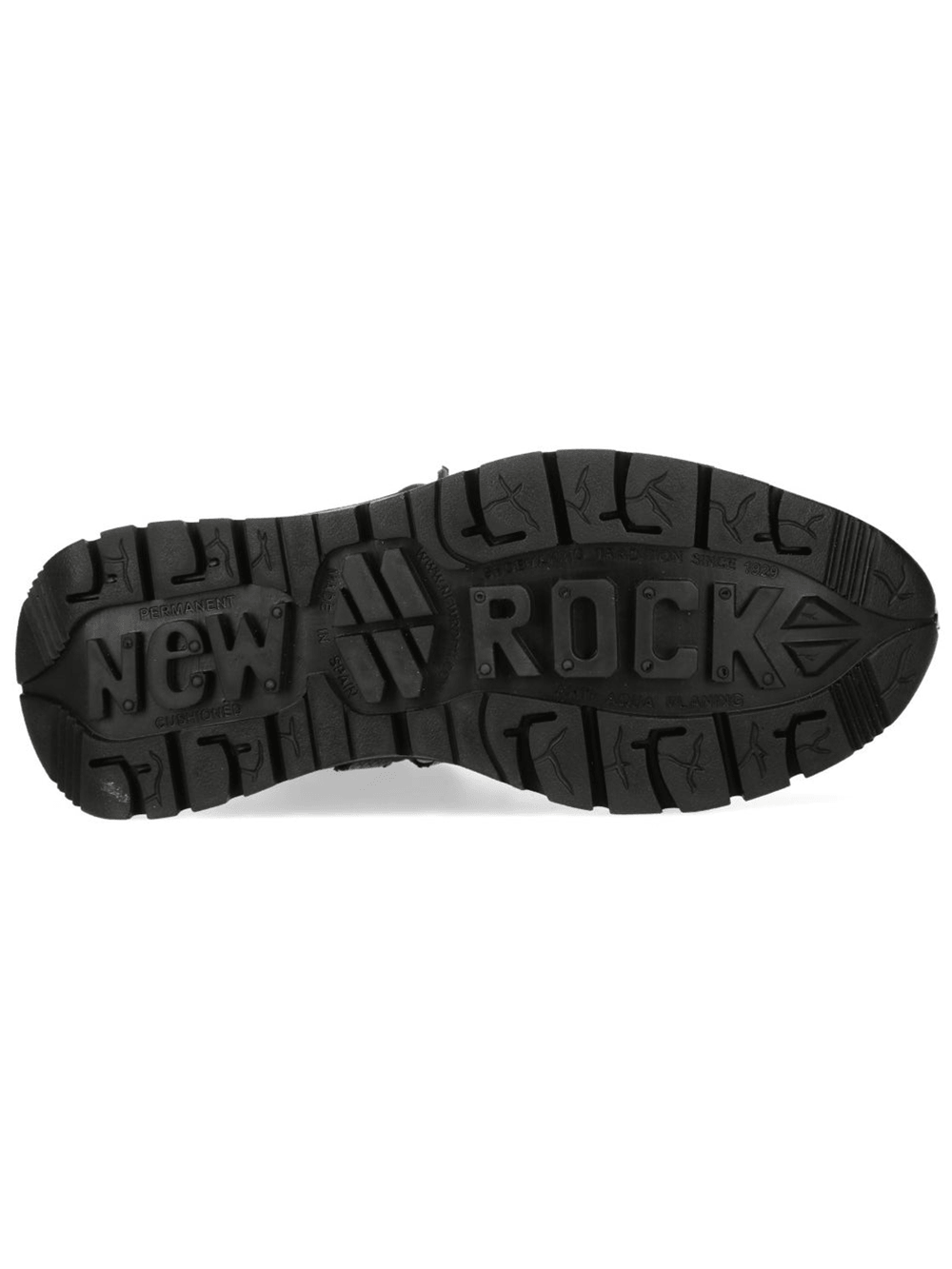 NEW ROCK Men's Boots with Cord Lacing and Textured Sole