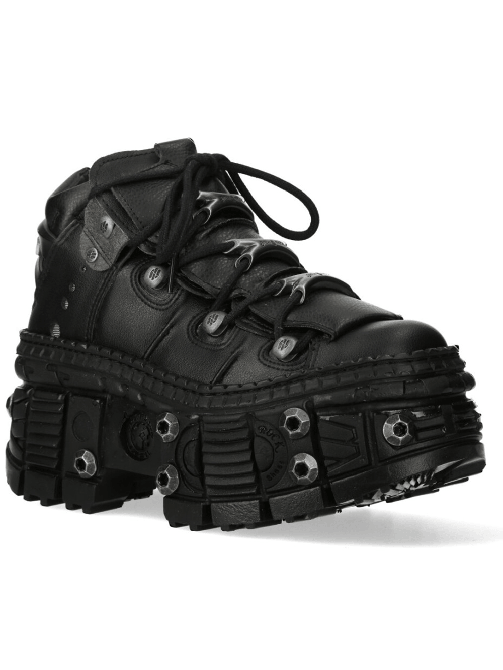 NEW ROCK Men's Goth Platform Shoes with Extreme Sole Profile