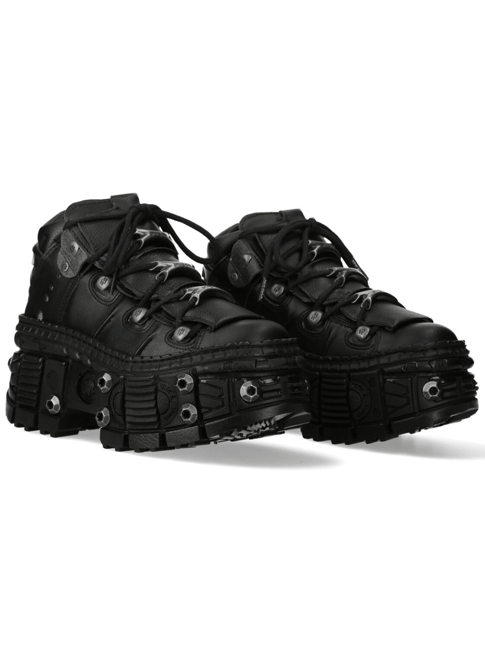 NEW ROCK Men's Goth Platform Shoes with Extreme Sole Profile