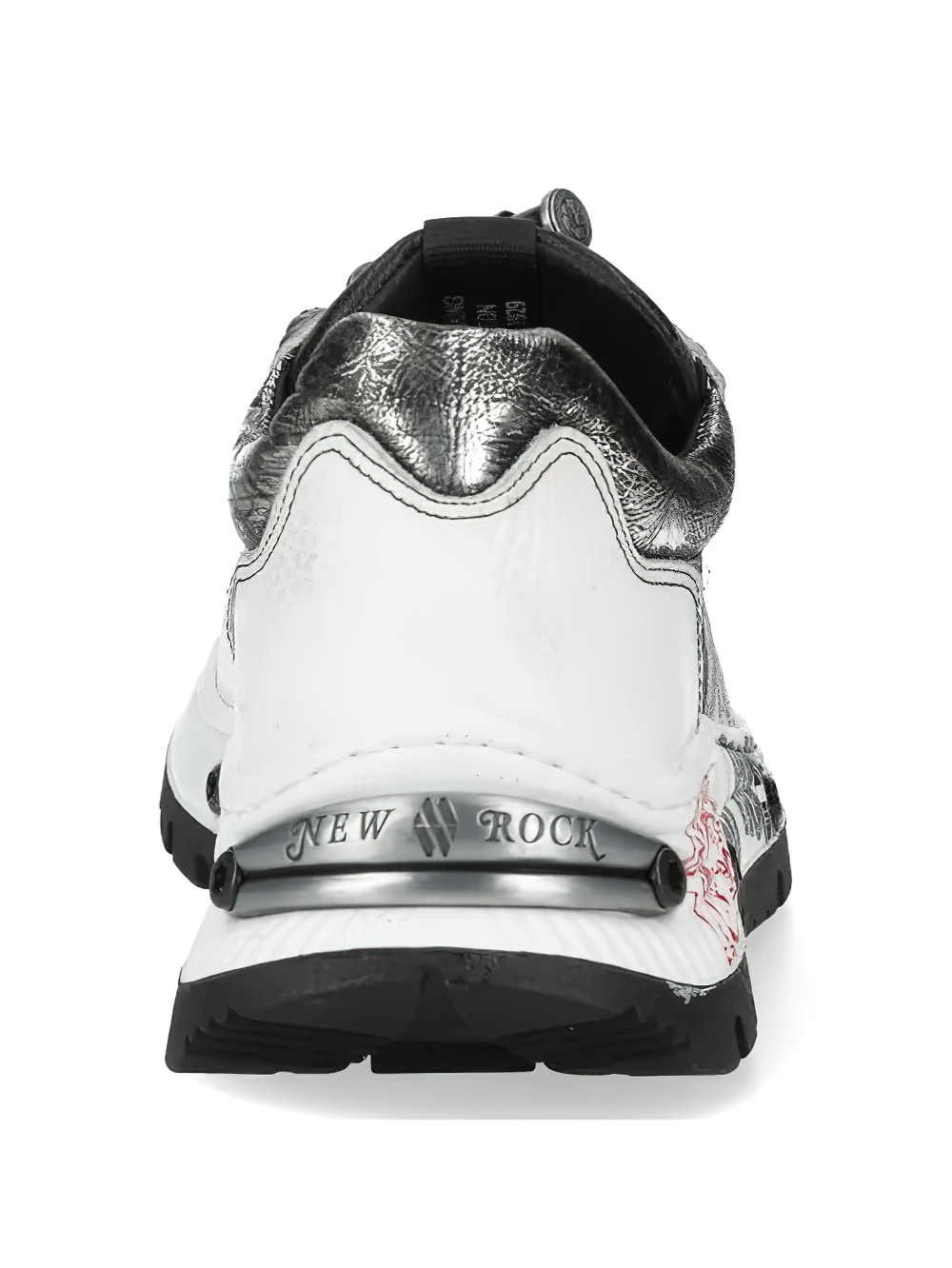 NEW ROCK Women's Metallic Rock Low-Top Platform Shoes