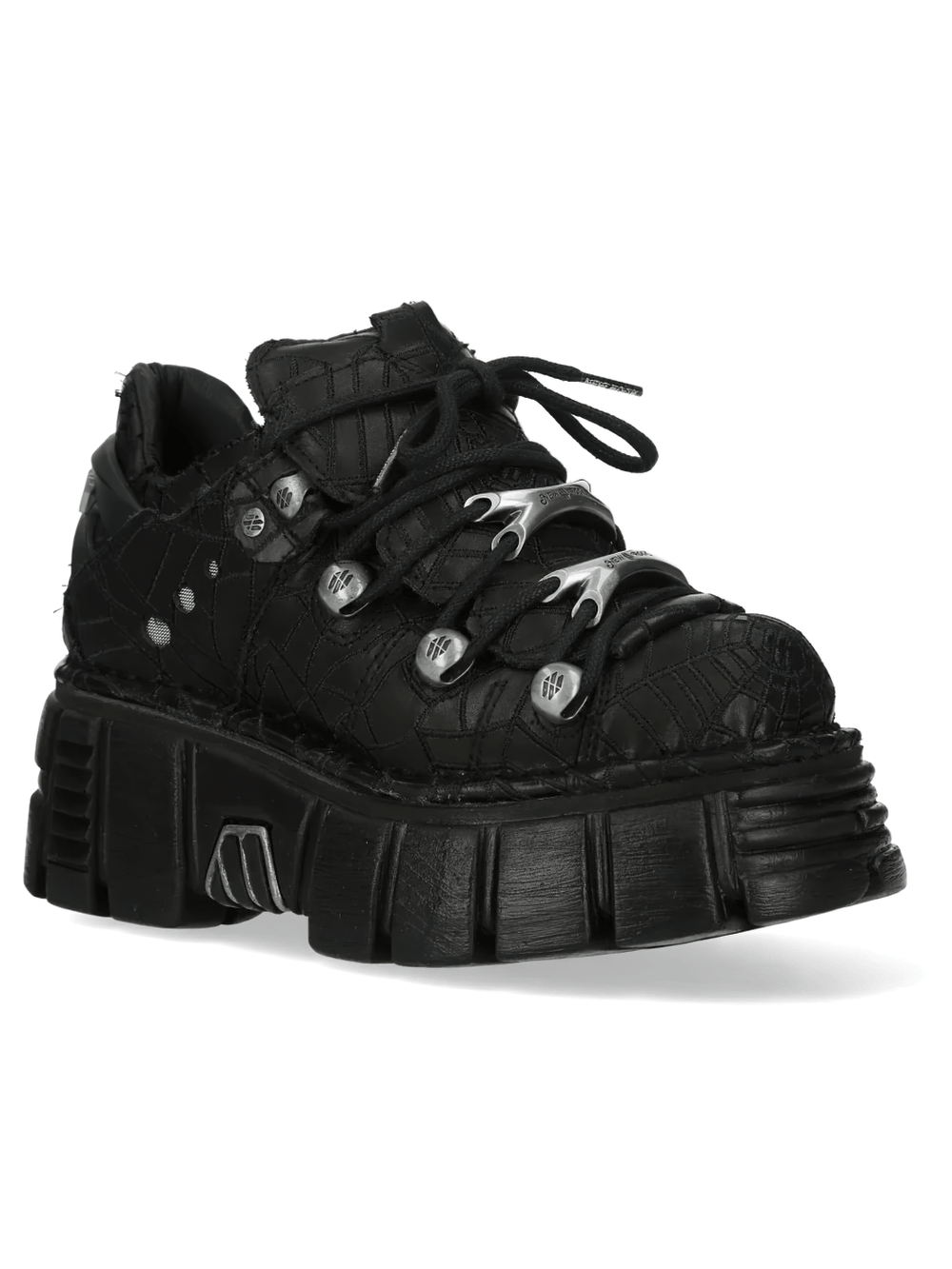 NEW ROCK Men's Gothic Platform Shoes with Sculpted Lug Sole