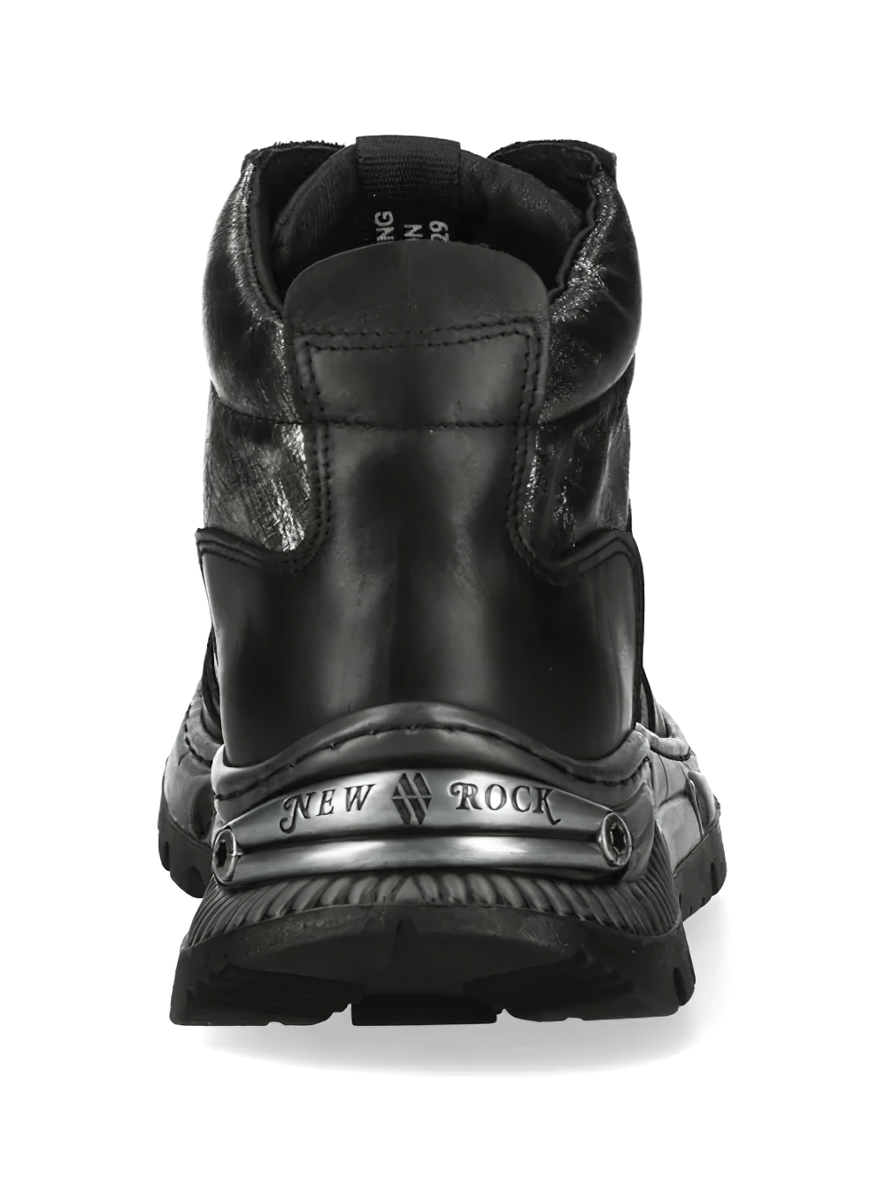 NEW ROCK Men's Gothic Rock Ankle Boots with Industrial Sole