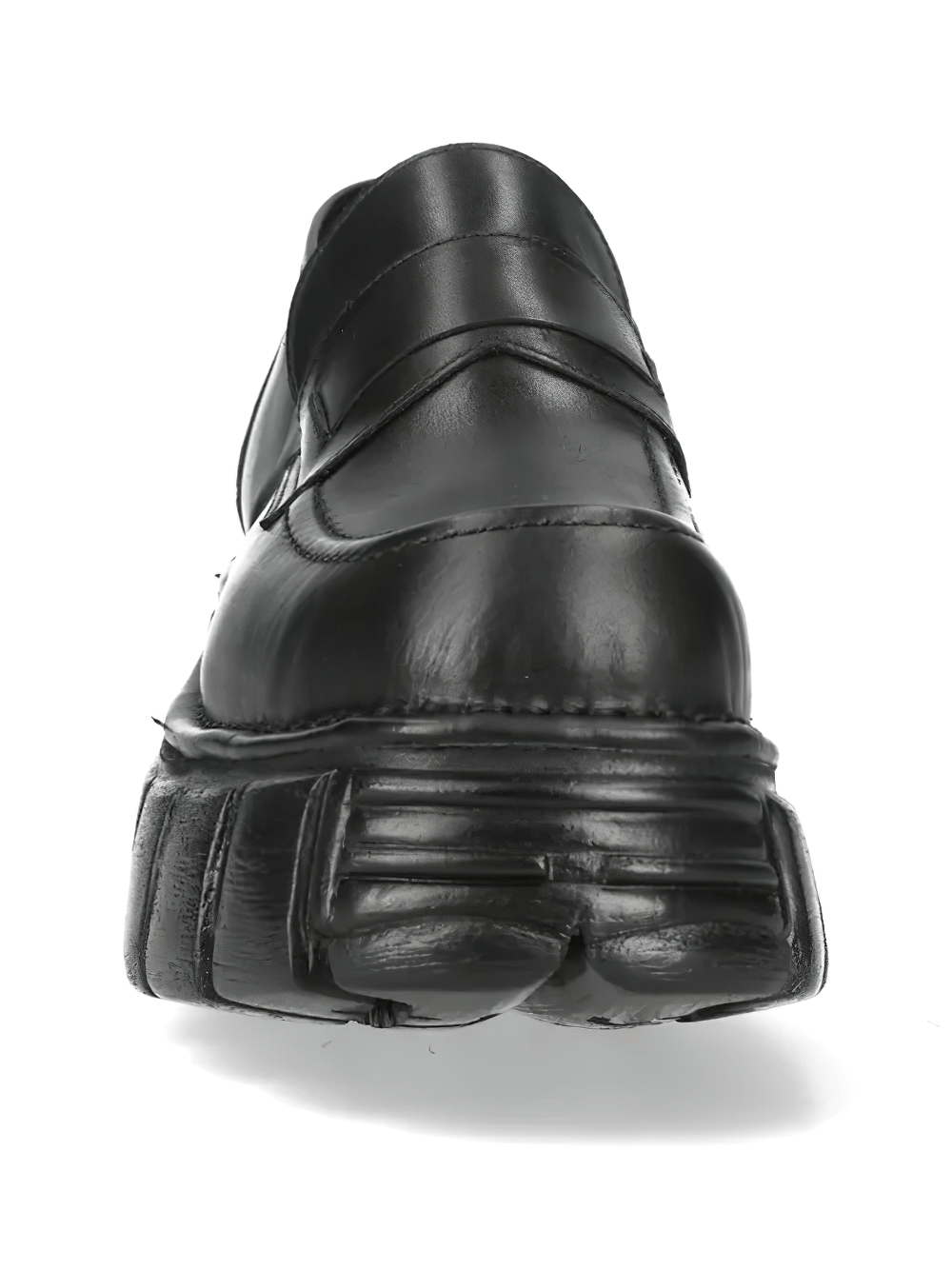 NEW ROCK Men's Platform Slip On Loafers with Chunky Sole
