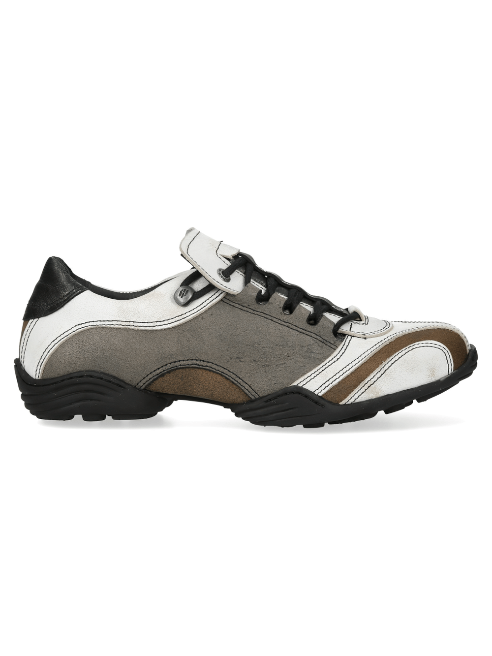 NEW ROCK Men's Rock Lace-Up Sports Shoes with Side Panels
