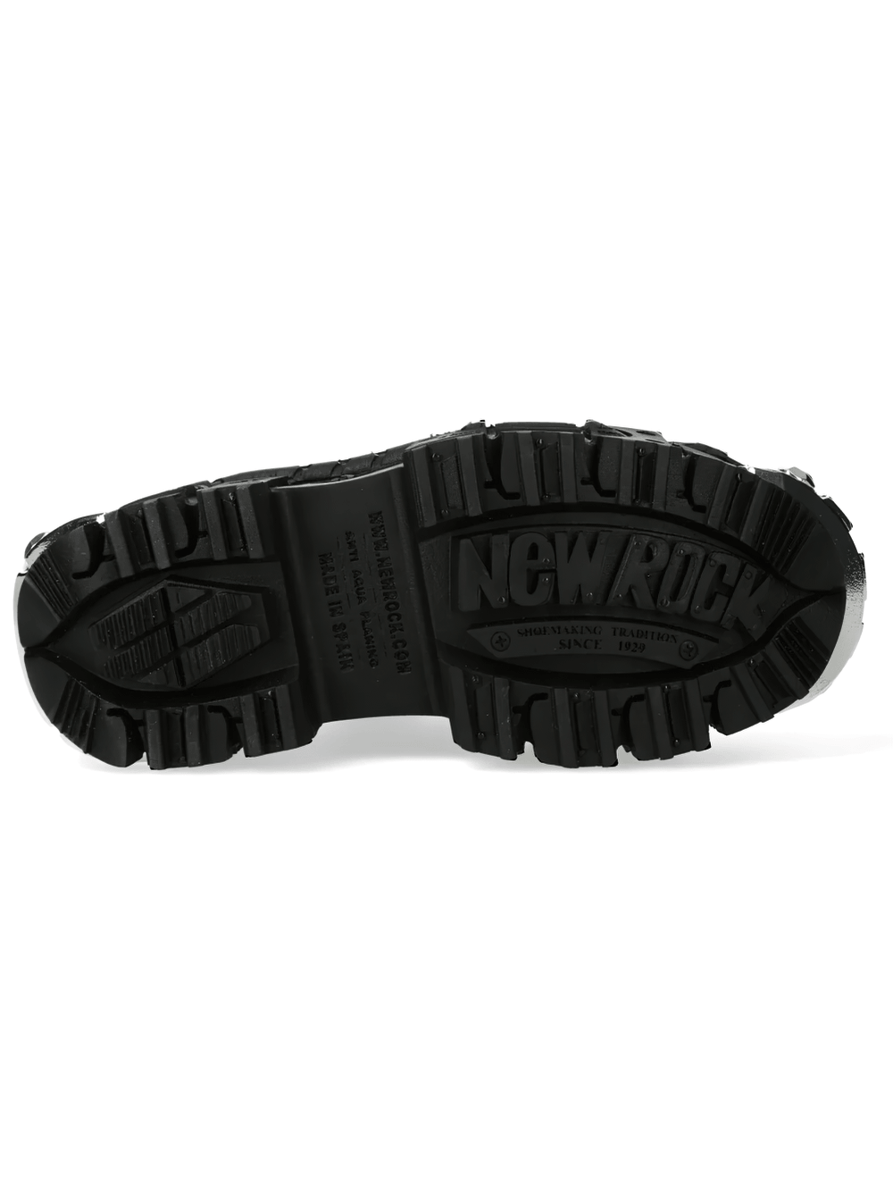 NEW ROCK Men's Rock Platform Sneakers with Spike Details
