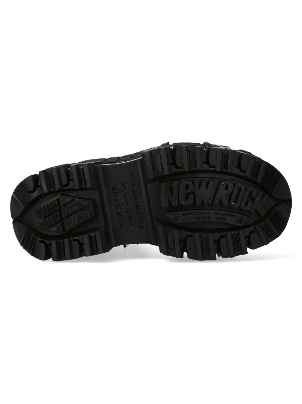 NEW ROCK Men's Punk Platform Ankle Boots with Dollar Print