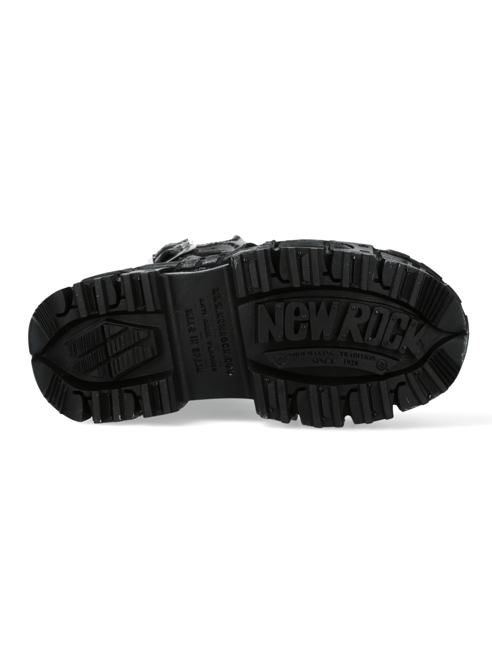 NEW ROCK Men's Gothic Punk Ankle Boots with Buckles