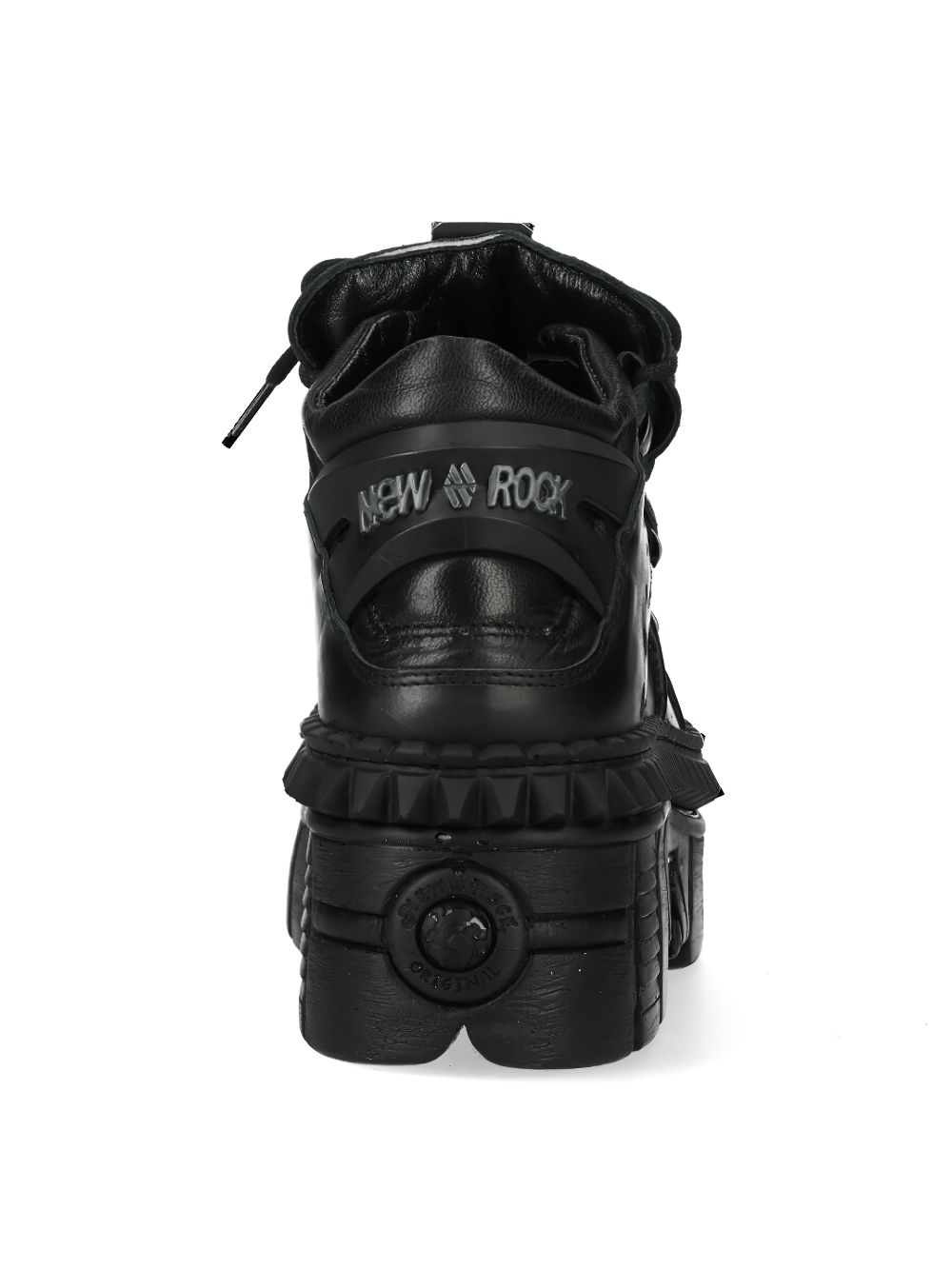 NEW ROCK Men's Urban Heavy Platform Boots with Metallic Details