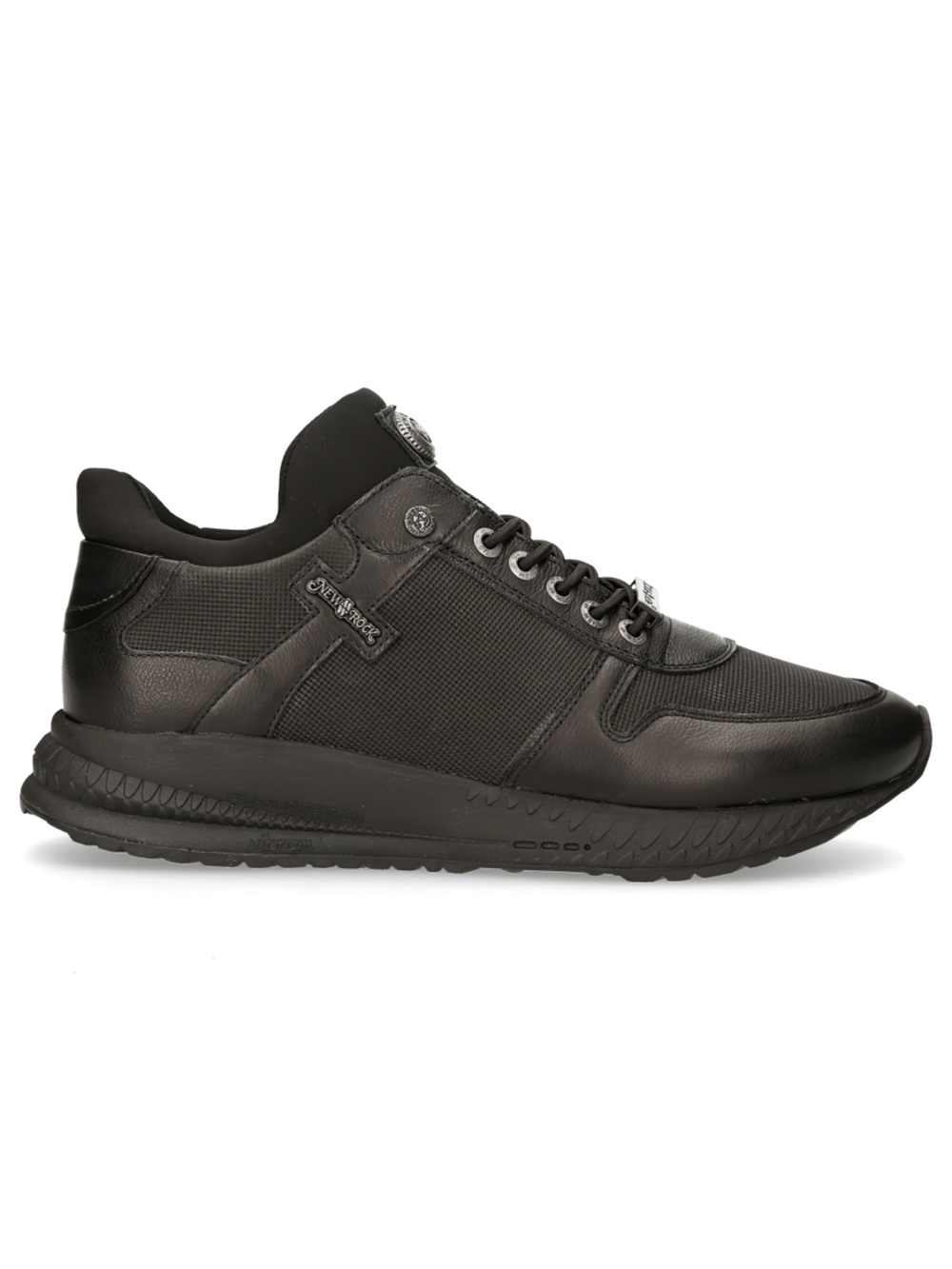 NEW ROCK Men's Urban Lace-Up Genuine Leather Sports Shoes