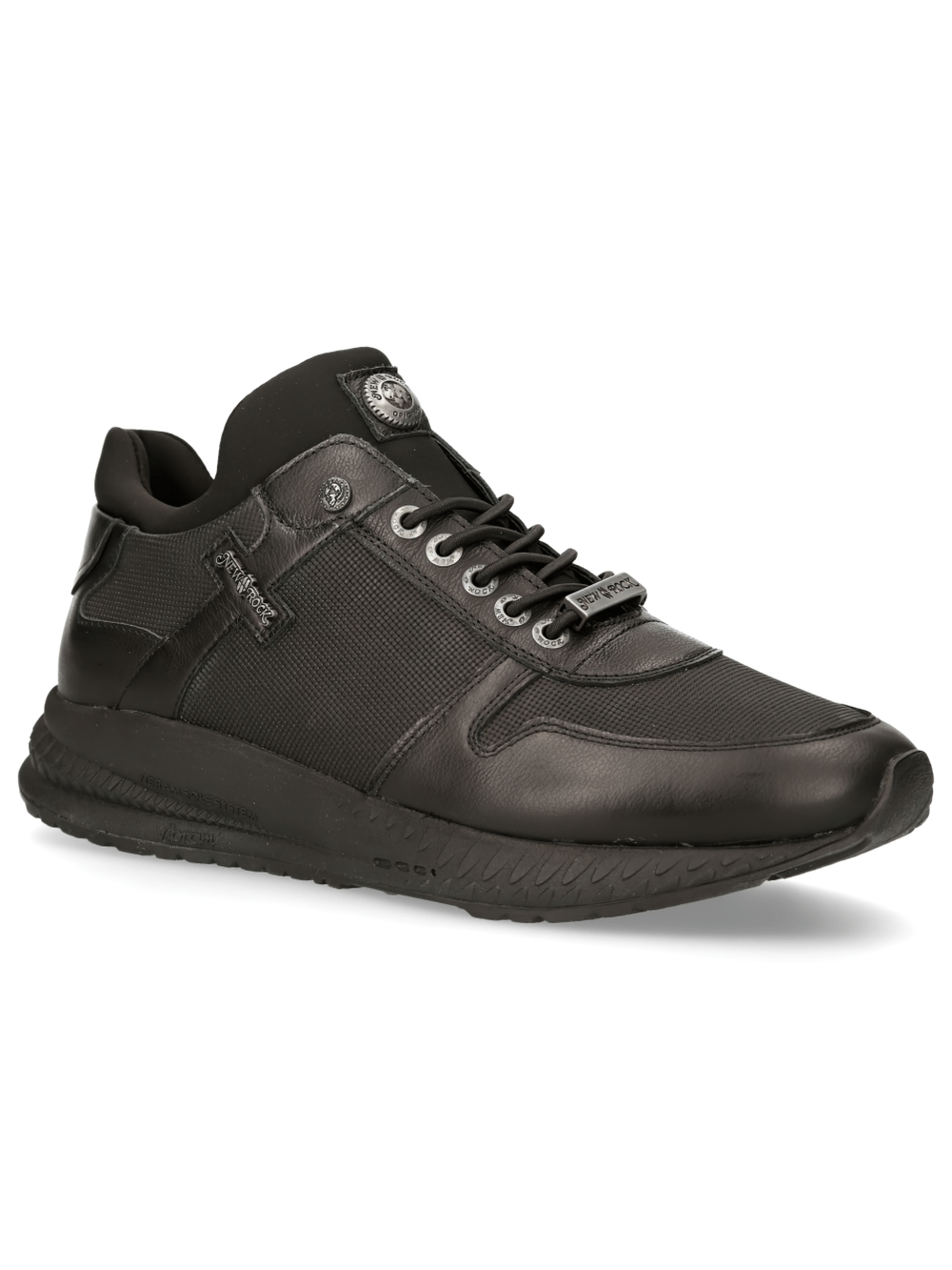 NEW ROCK Men's Urban Lace-Up Genuine Leather Sports Shoes