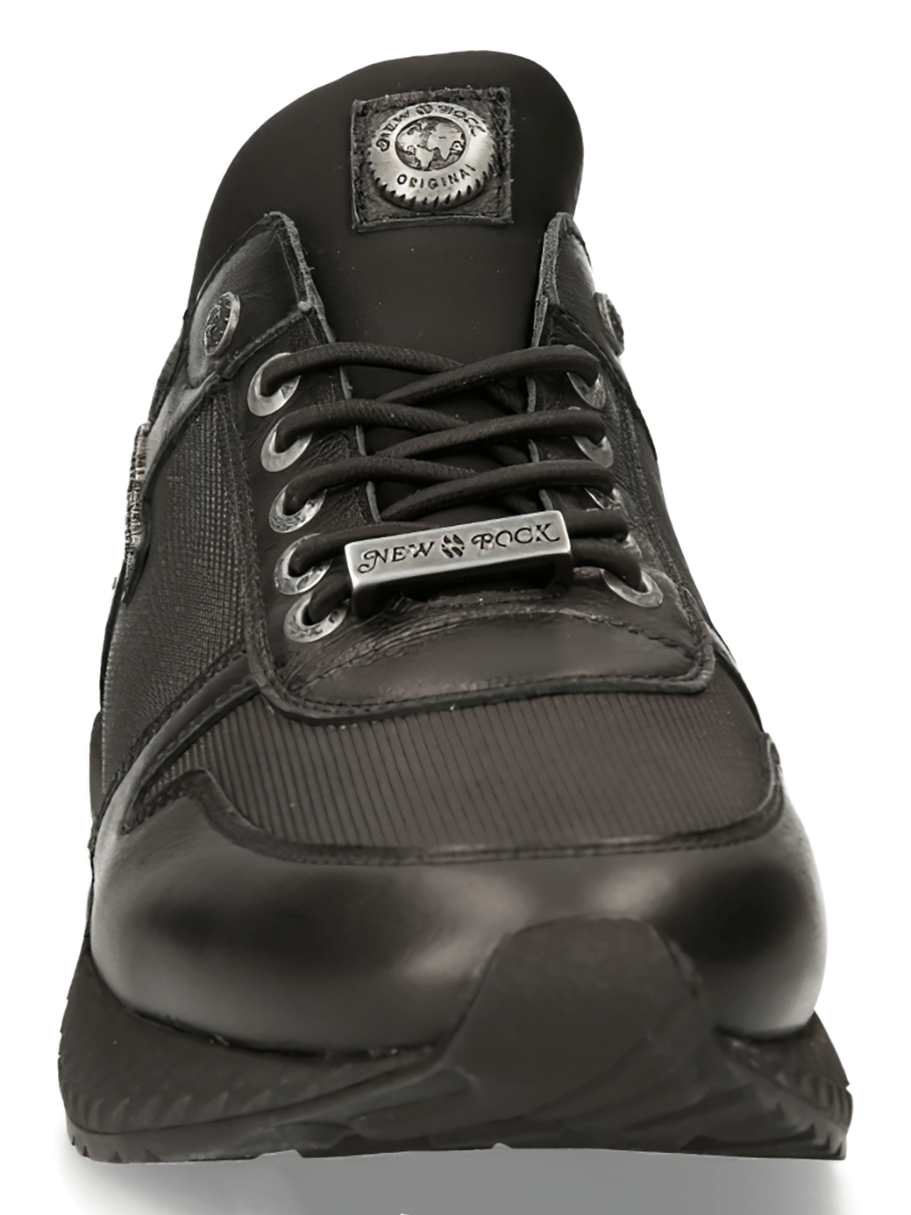 NEW ROCK Men's Urban Lace-Up Genuine Leather Sports Shoes