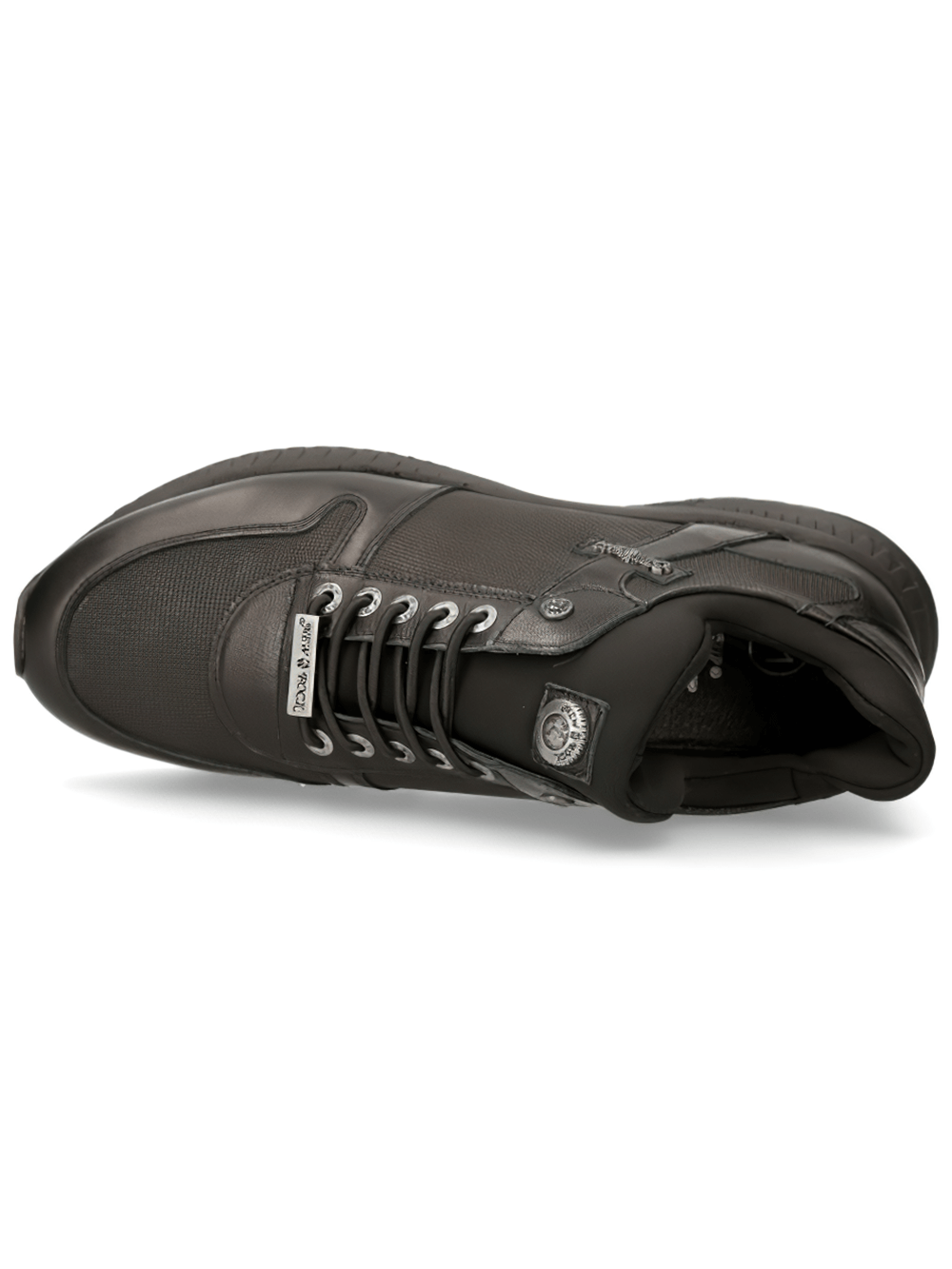 NEW ROCK Men's Urban Lace-Up Genuine Leather Sports Shoes