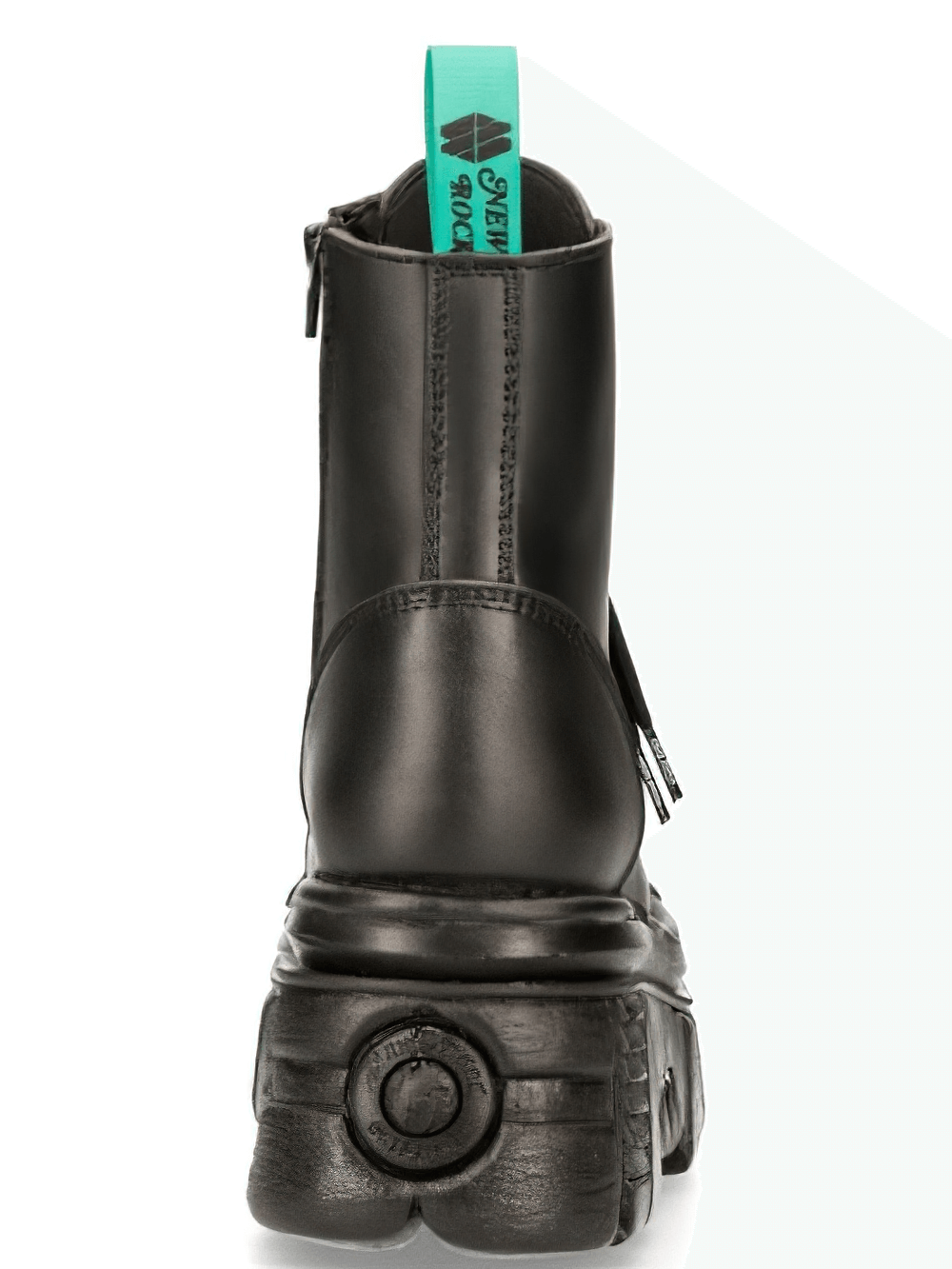 NEW ROCK Men's Urban Military Vegan Ankle Boots with Laces
