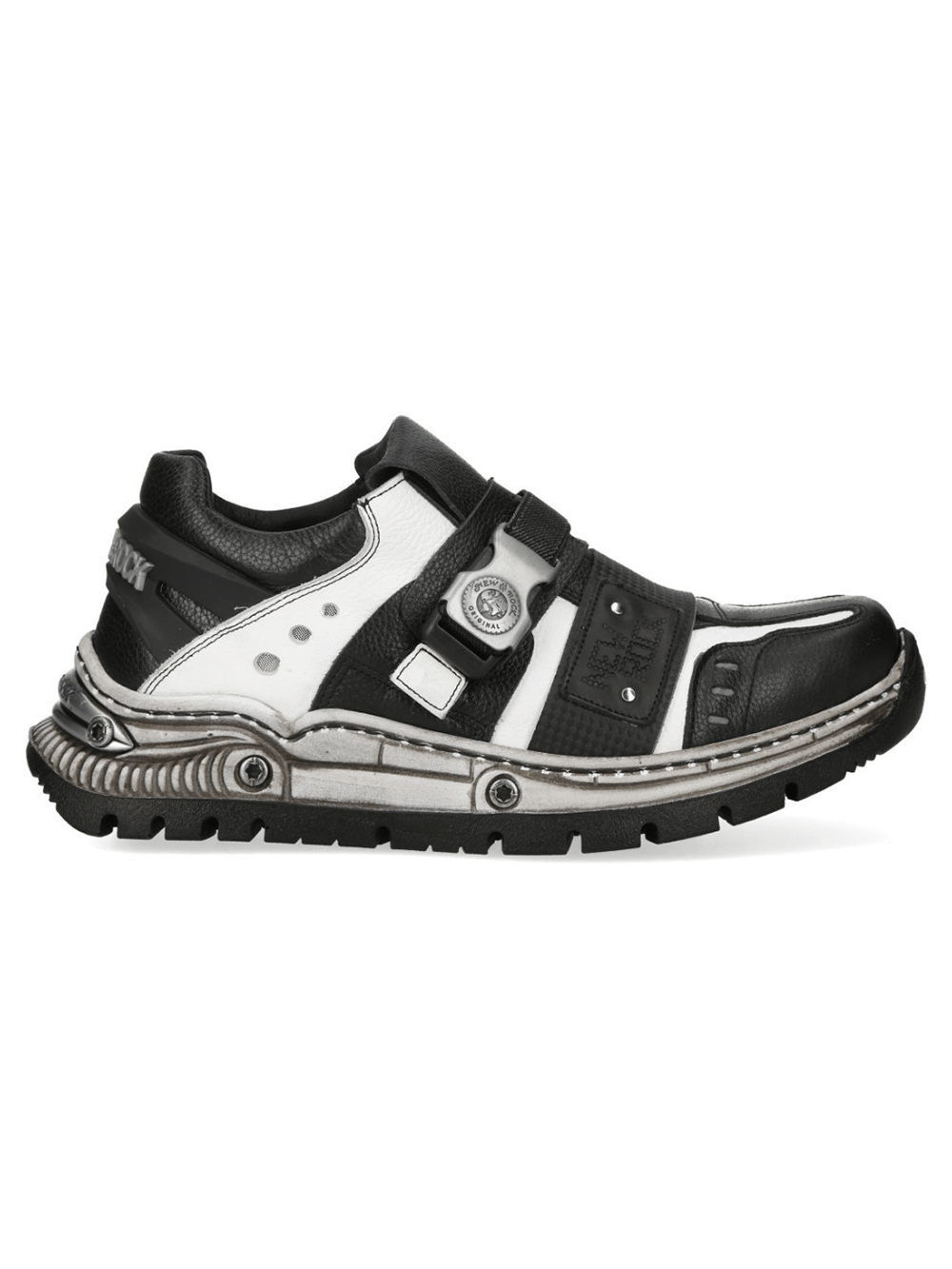 NEW ROCK Women's Cyberpunk Shoes with Bold Buckle