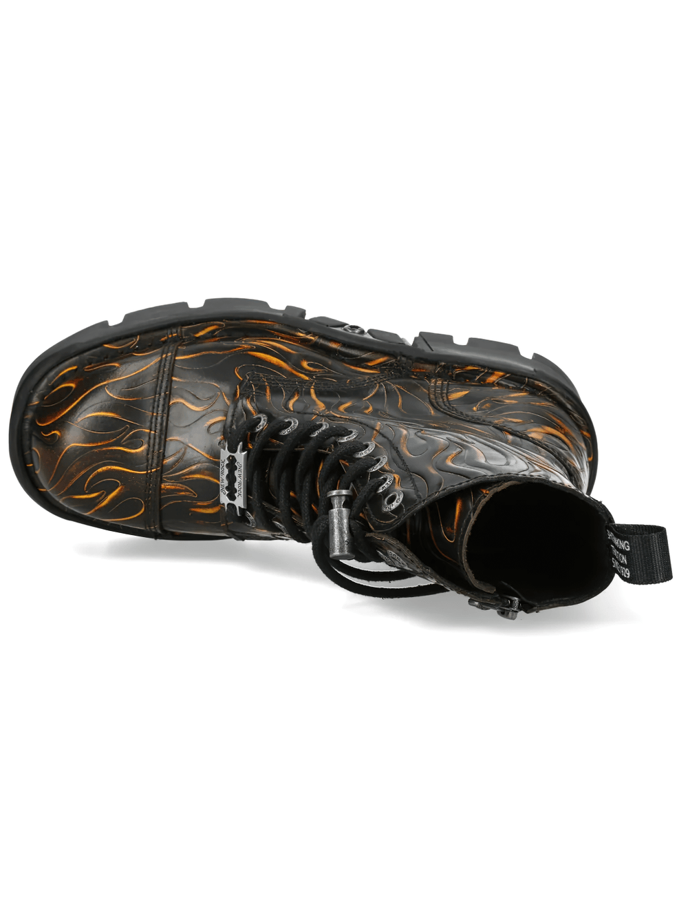 NEW ROCK Women's Flame Boots with Chunky Platform Soles
