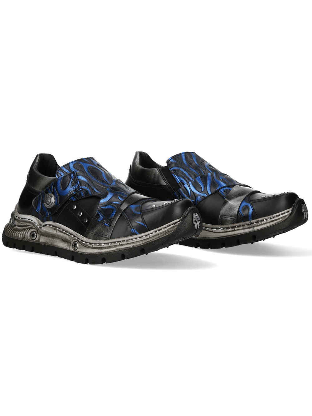 NEW ROCK Women's Flame Rock Shoes with Velcro Straps