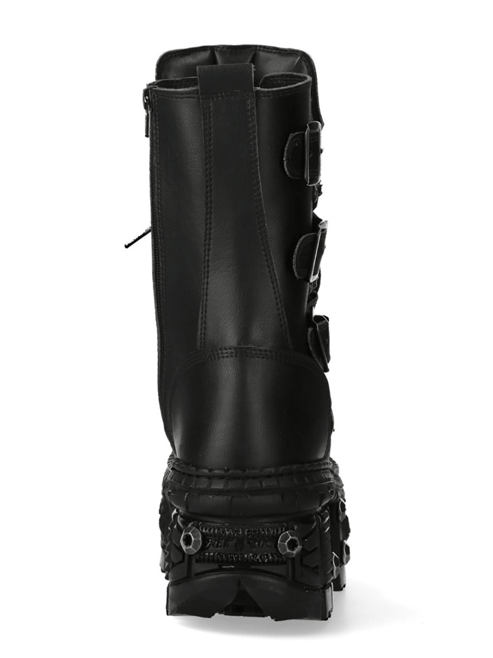 NEW ROCK Women's Goth Boots with Buckles and Metal Details