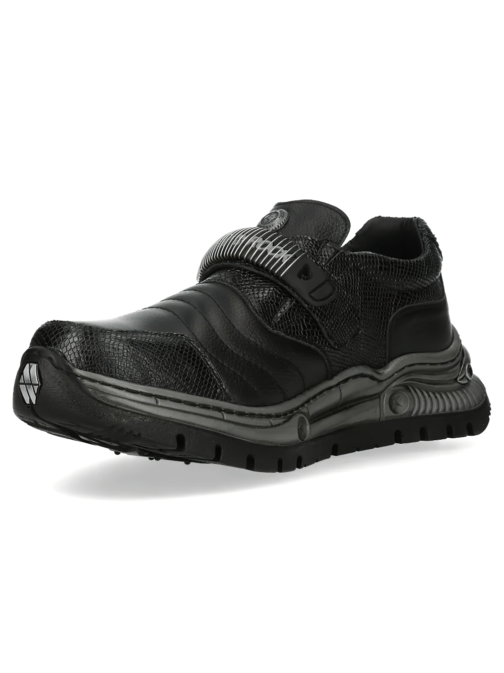 NEW ROCK Women's Gothic Hybrid Shoes with Textured Paneling