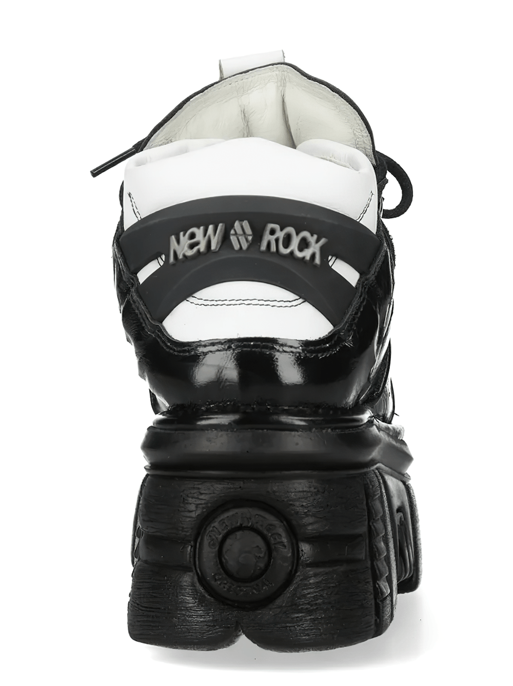 NEW ROCK Women's Gothic Platform Boots with Metal Plates