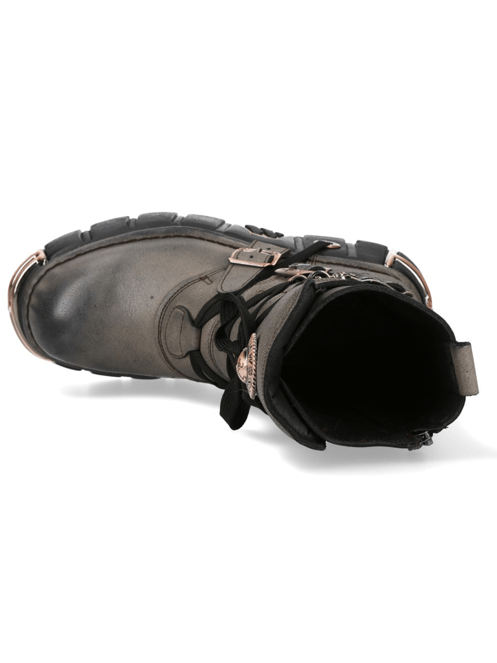 NEW ROCK Women's Gothic Punk Boots With Buckles and Platform