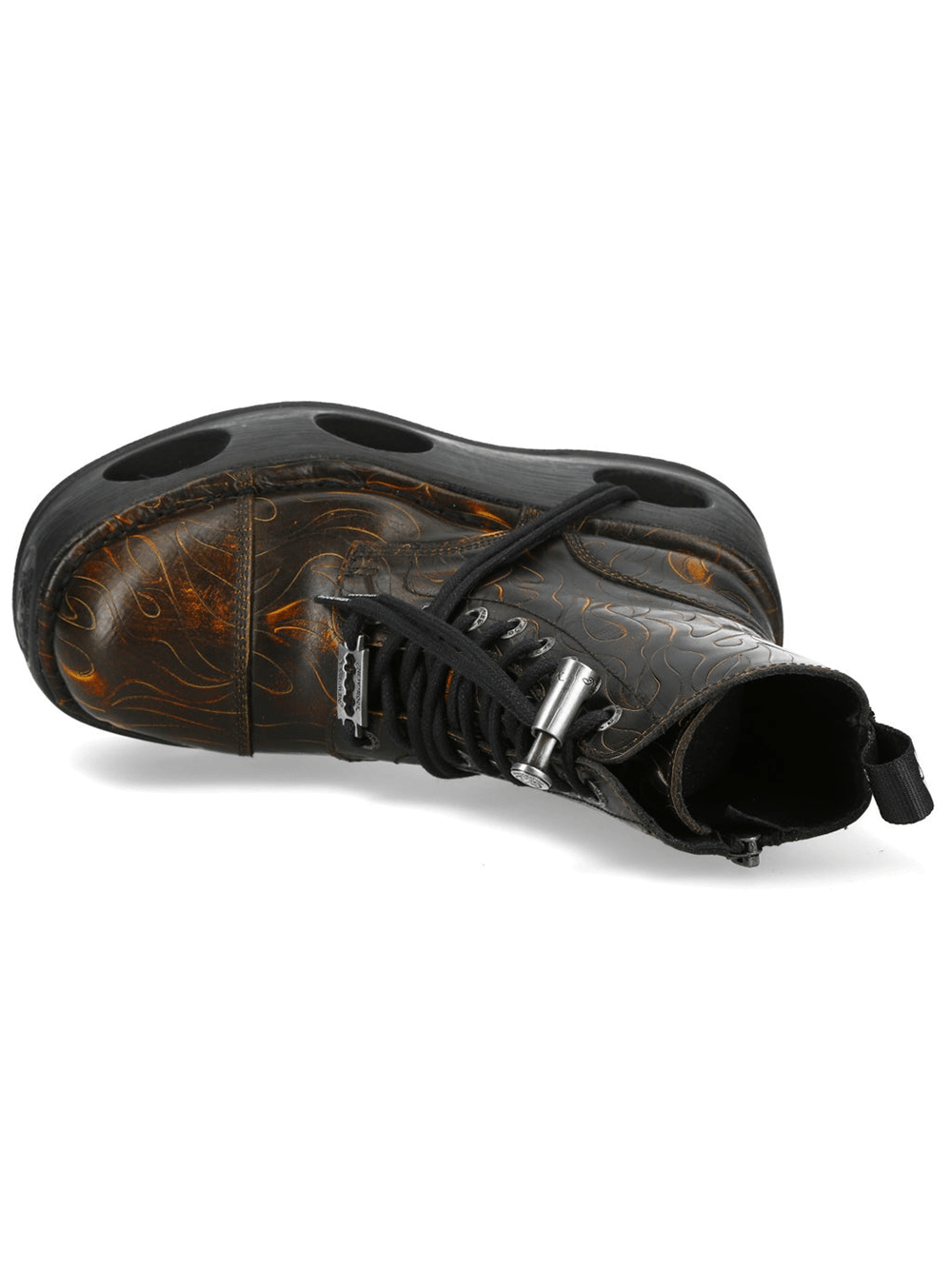 NEW ROCK Women's Inferno Platform Boots with Sculpted Tread