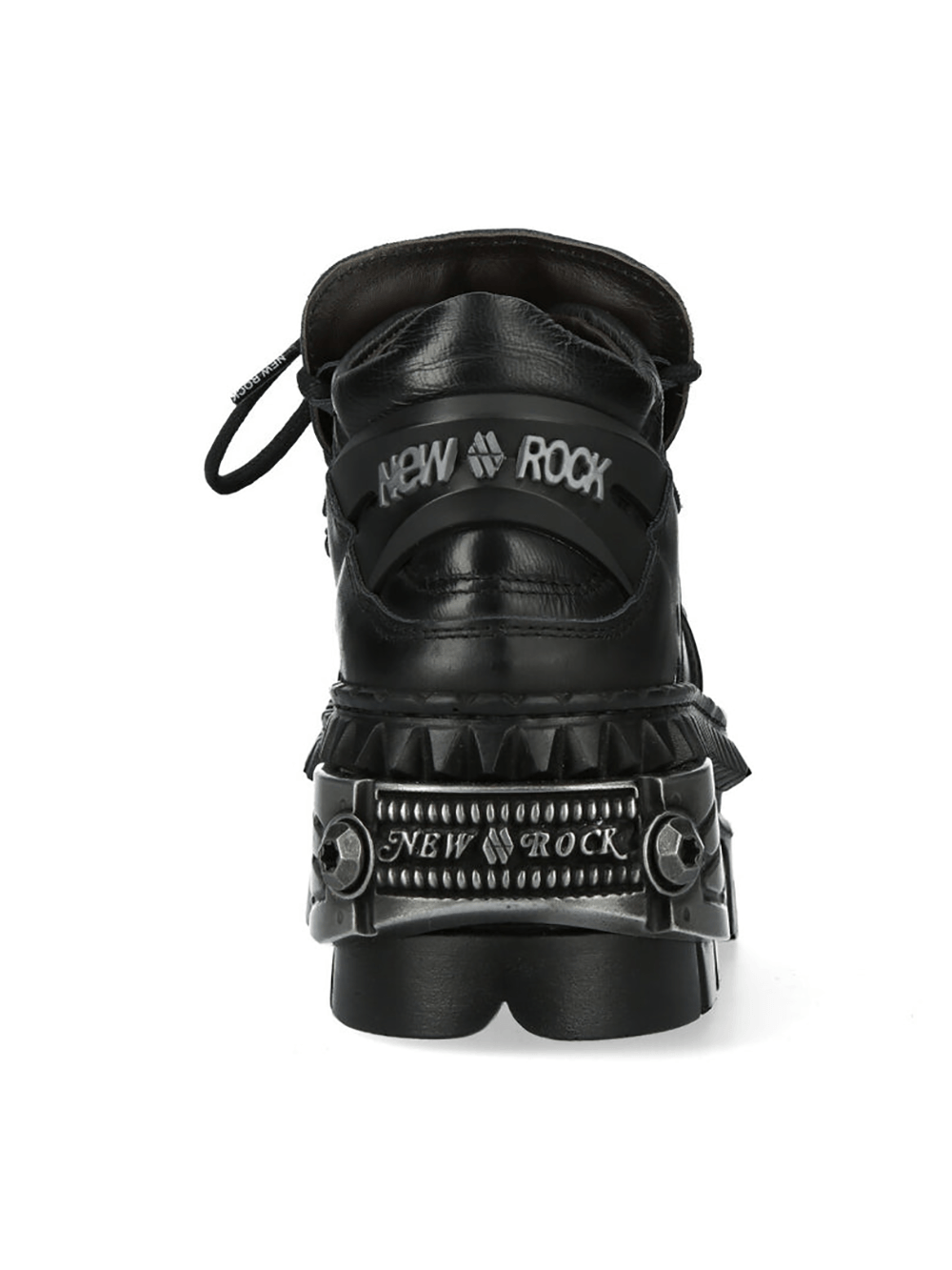 NEW ROCK Women's Platform Shoes with Industrial Metalwork