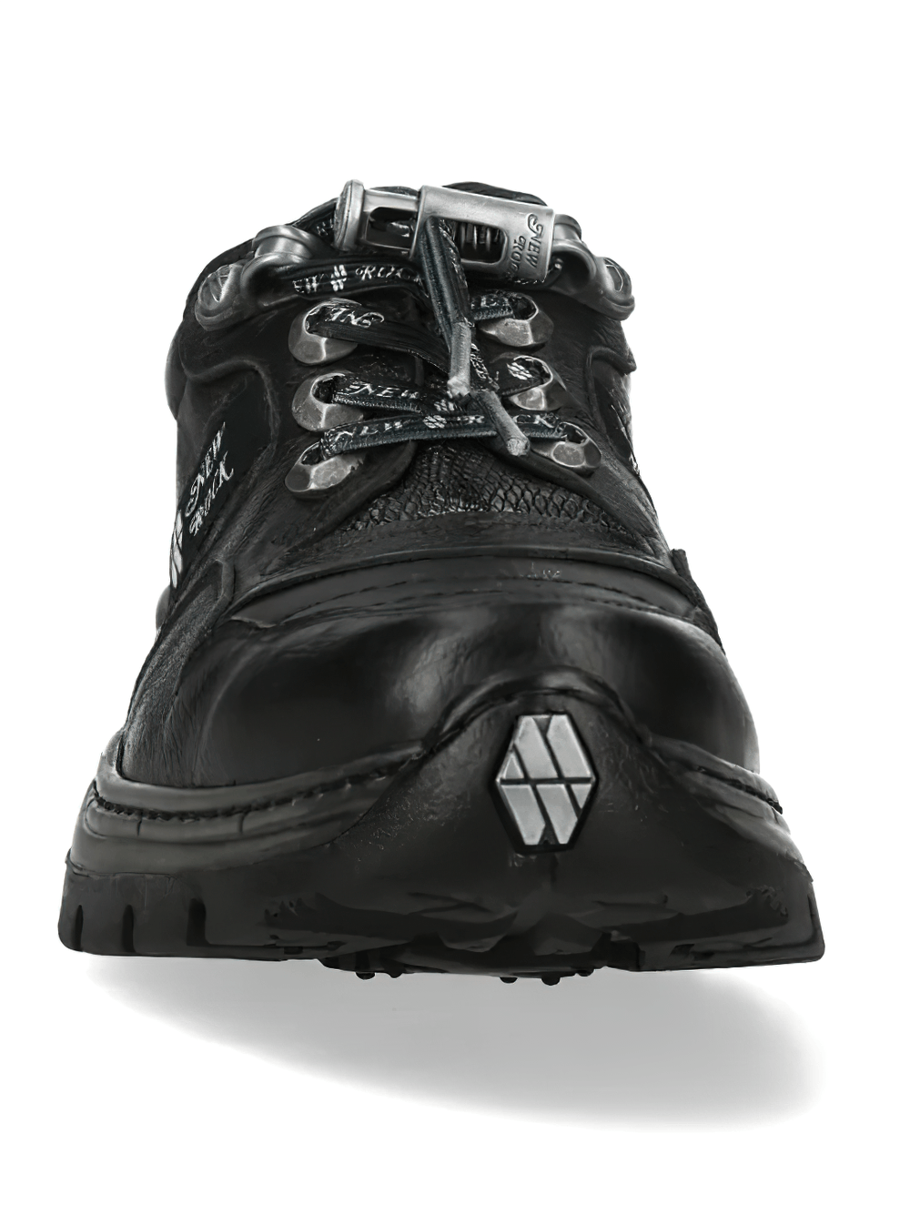 NEW ROCK Women's Rock Low-Top Chunky Tread Lace-Up Shoes
