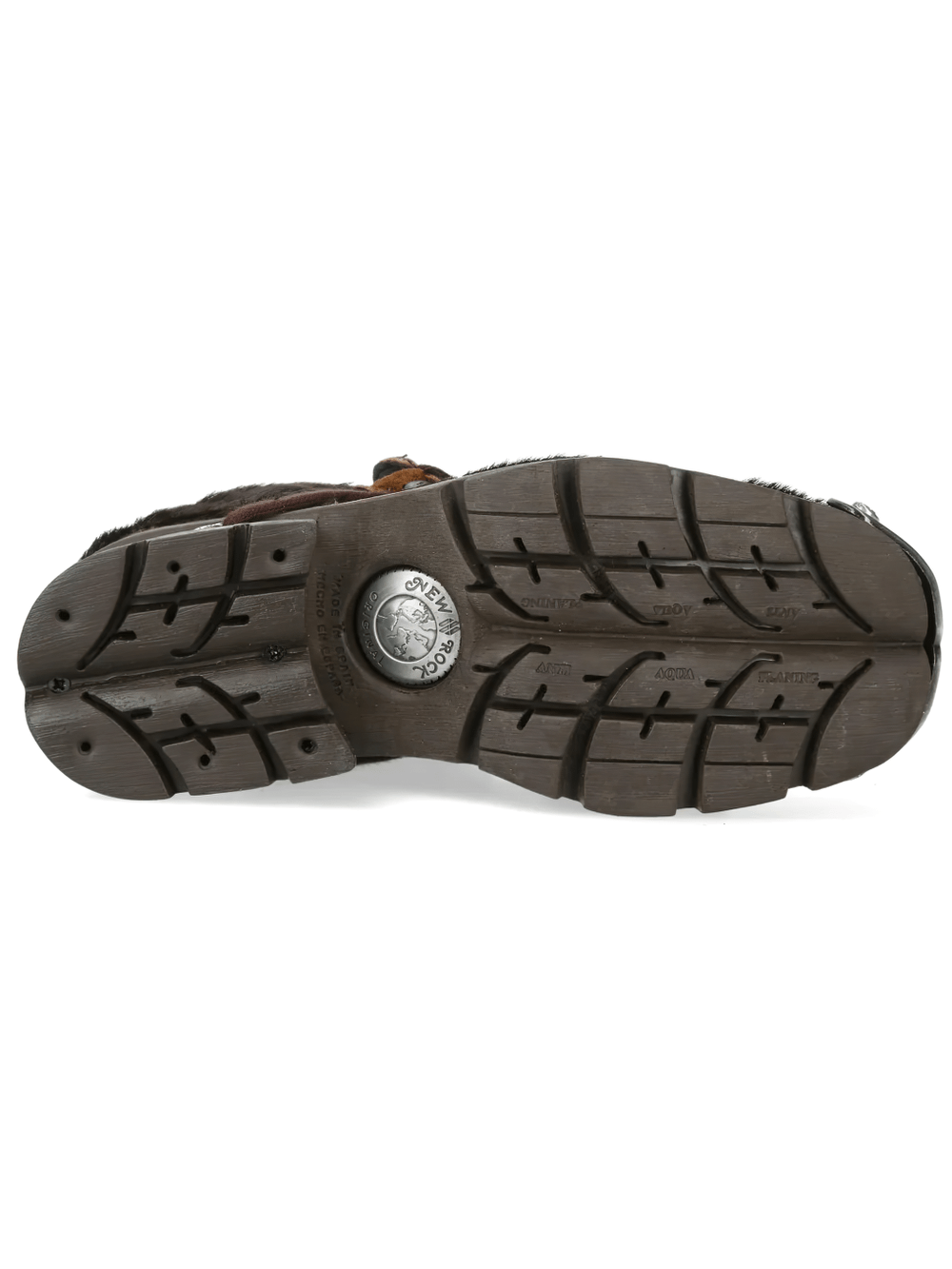 NEW ROCK Women's Rock Shoes with Metal Plates and Lug Sole