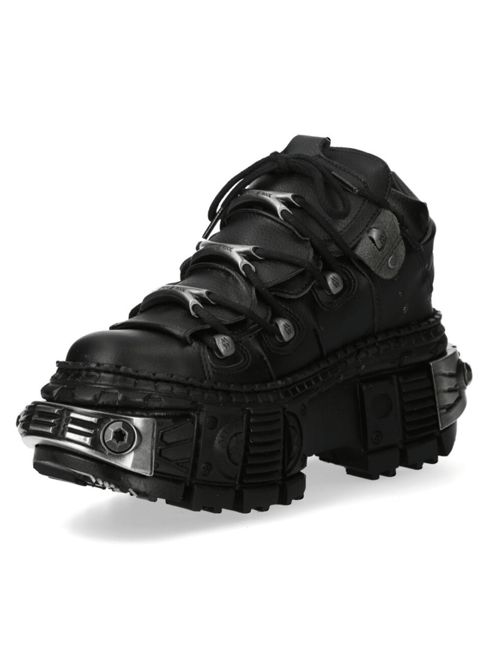 NEW ROCK Women's Shoes with Lace-Up Front and Armored Sole