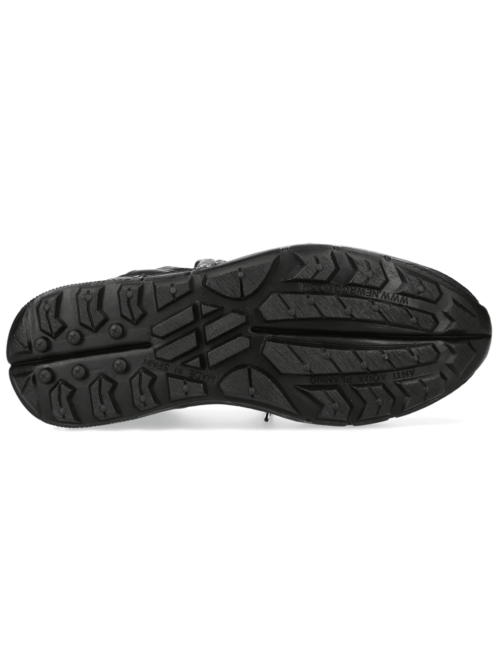 NEW ROCK Women's Skull Sneakers with Chunky Treaded Sole
