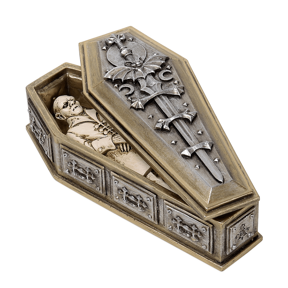 Nosferatu's Rest Casket and Figure - Gothic Decoration