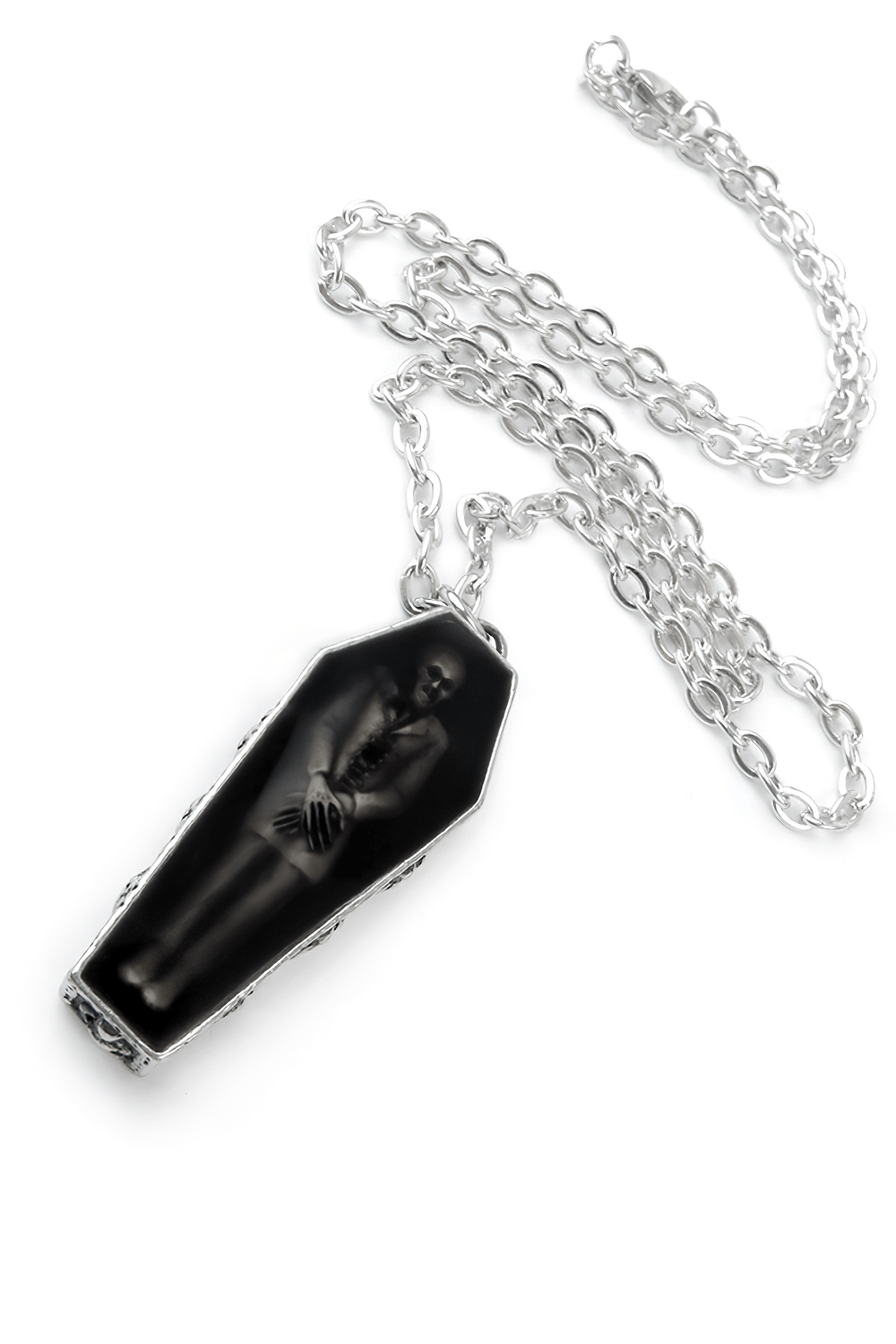 Nosferatu's Rest Coffin Pendant Gothic Vampire Jewelry