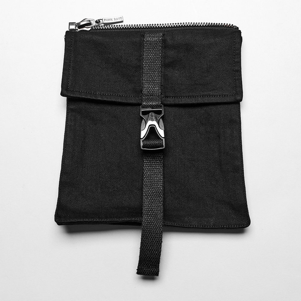 US SALE of Punk Female Riveted Shorts with Detachable Cargo Pockets