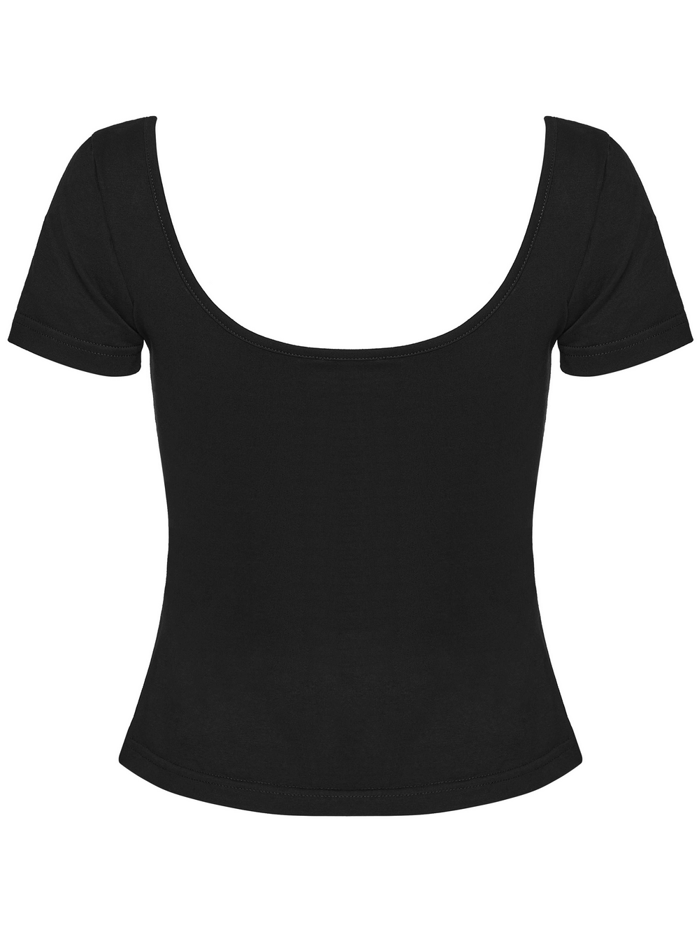 Punk Style Mesh Lace Cutout Short Sleeve T-shirt