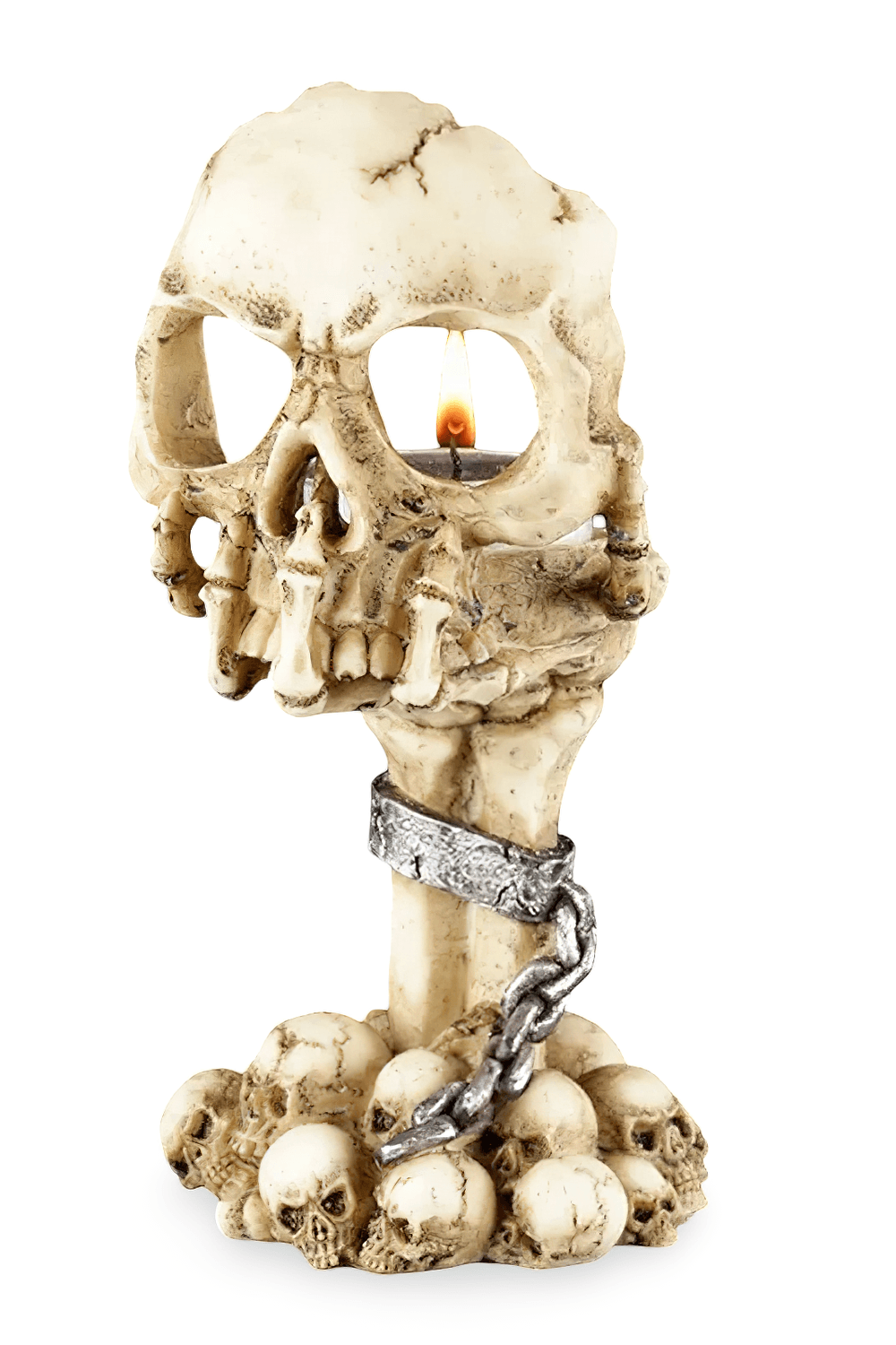 Skull Hand Tealight Holder for Gothic Halloween Decor
