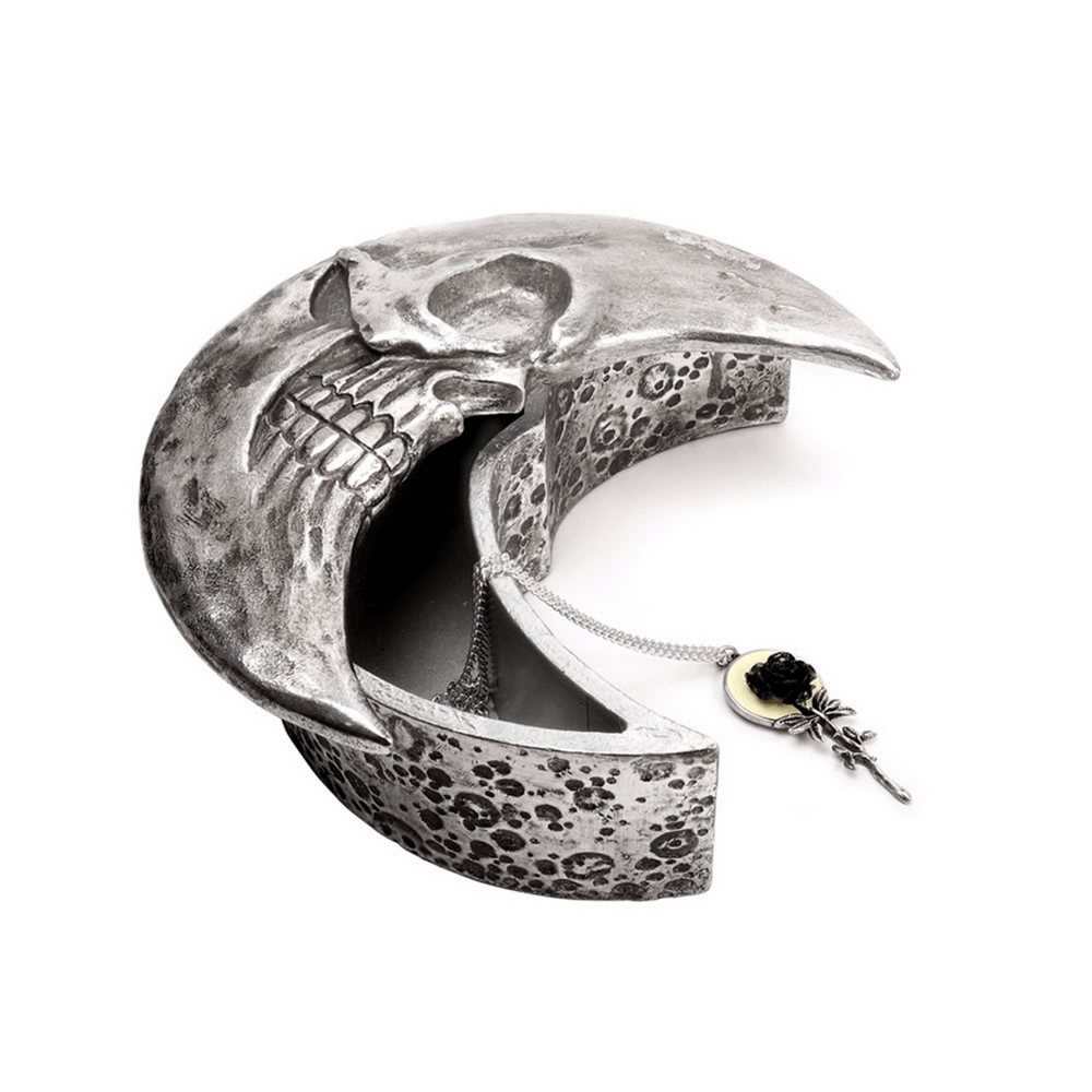 Skull Moon Crescent Trinket and Jewelry Storage Box