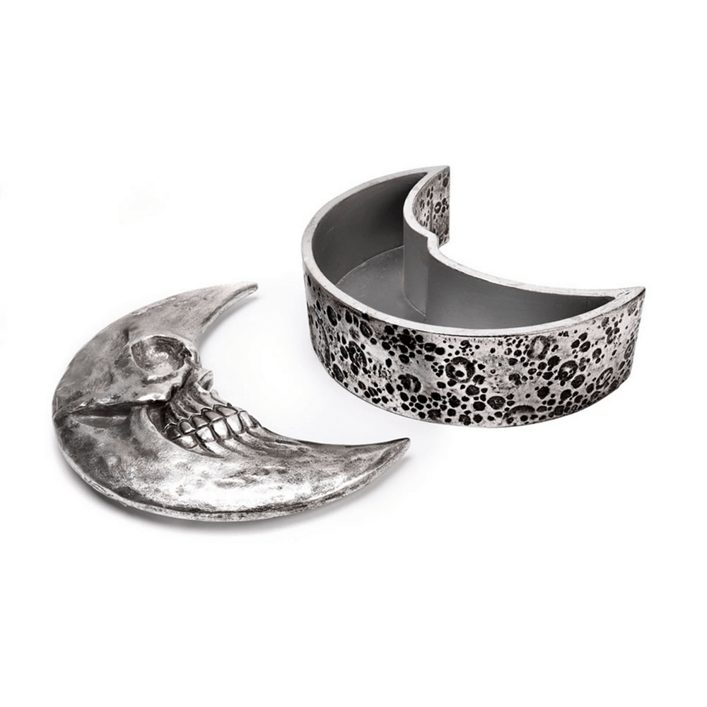 Skull Moon Crescent Trinket and Jewelry Storage Box