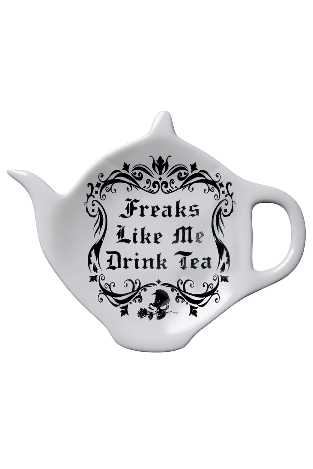 Stylish Gothic-Style Tea Spoon Stand with Inscription