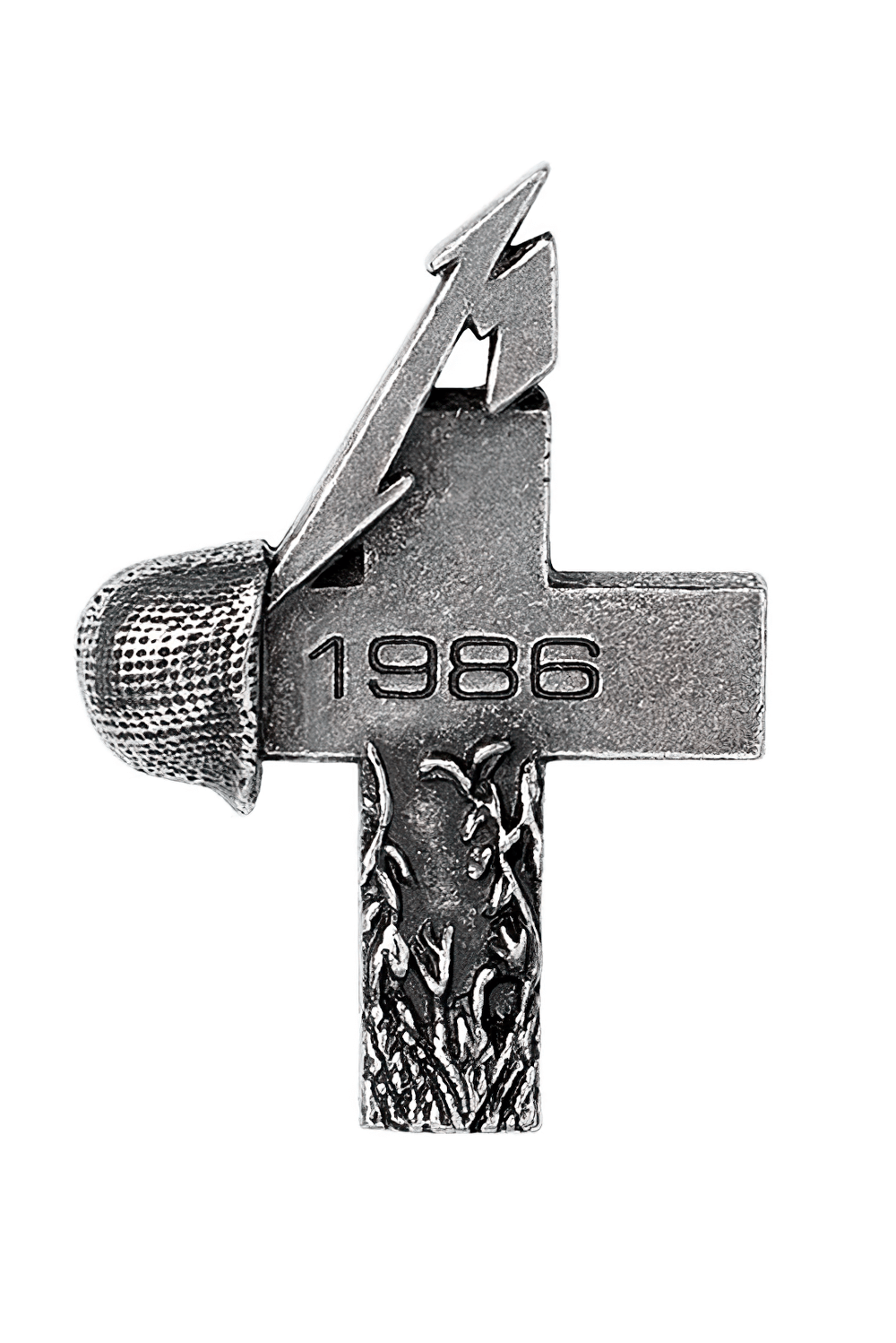 Stylish Metallica Master of Puppets Pewter Pin Badge