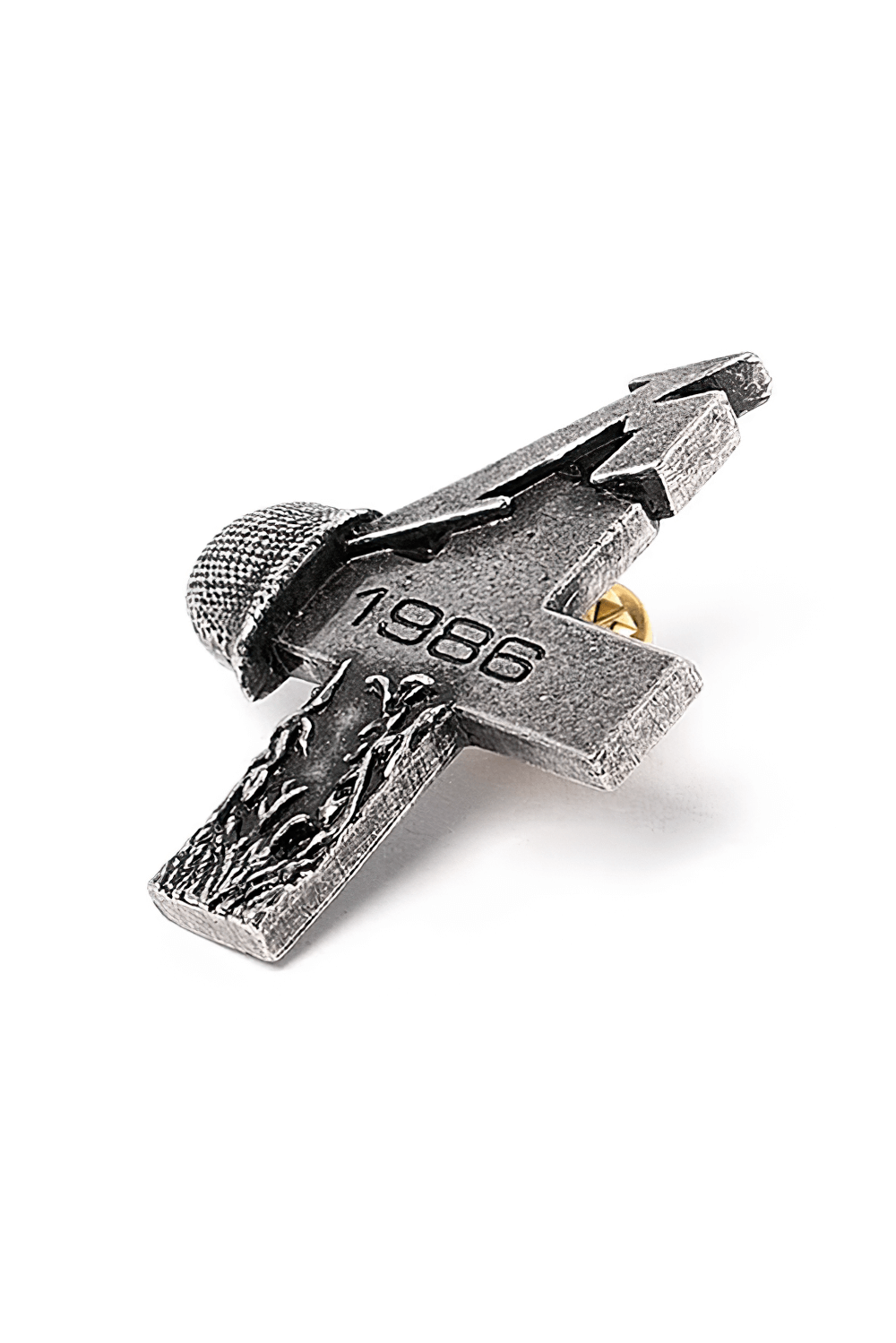 Stylish Metallica Master of Puppets Pewter Pin Badge