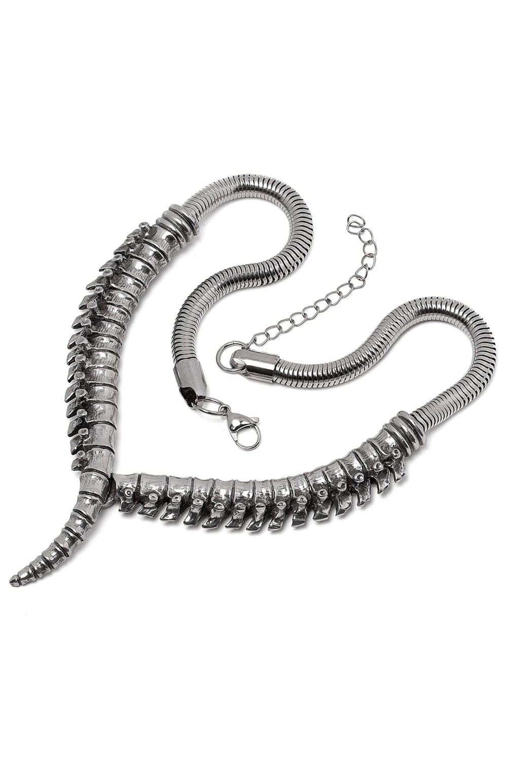 Thoracic Vertebrae-Inspired Spine Collar Necklace