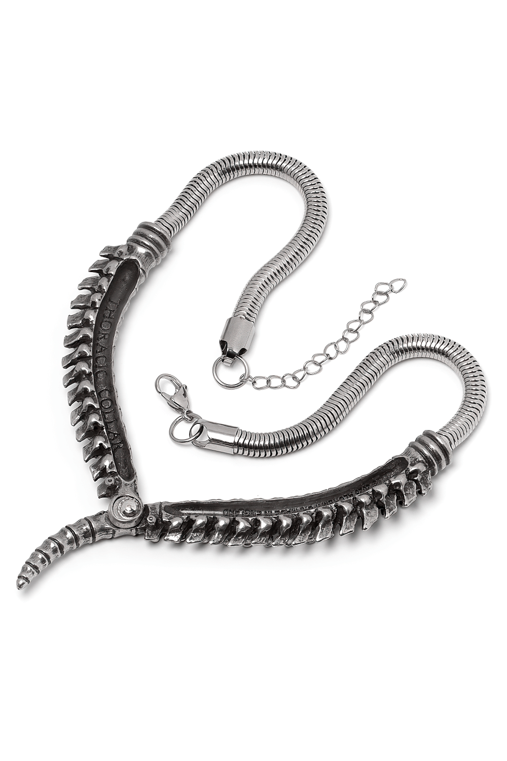 Thoracic Vertebrae-Inspired Spine Collar Necklace